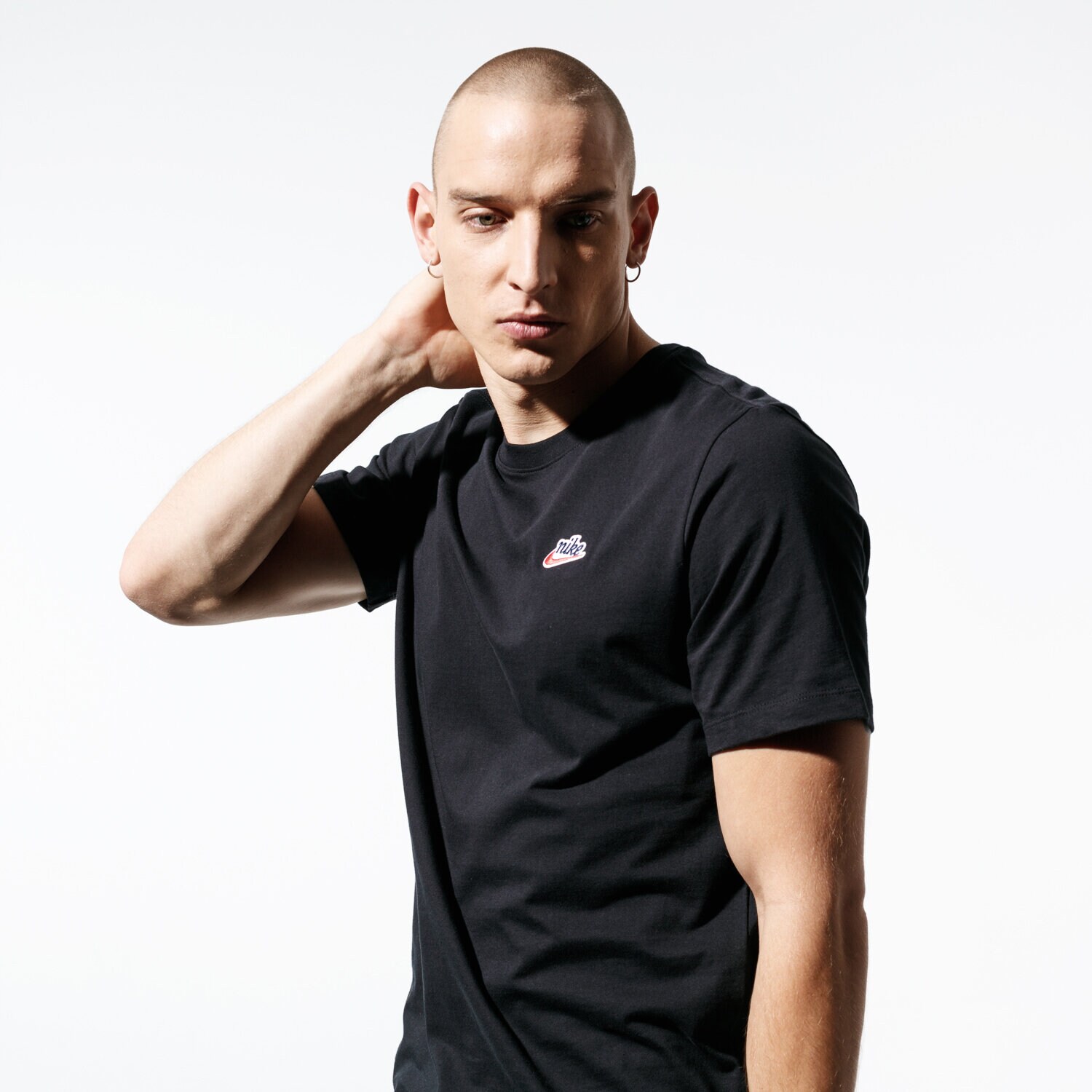 Herren T-Shirt NIKE T-SHIRT M NSW TEE HERITAGE + BV7882010 Schwarz