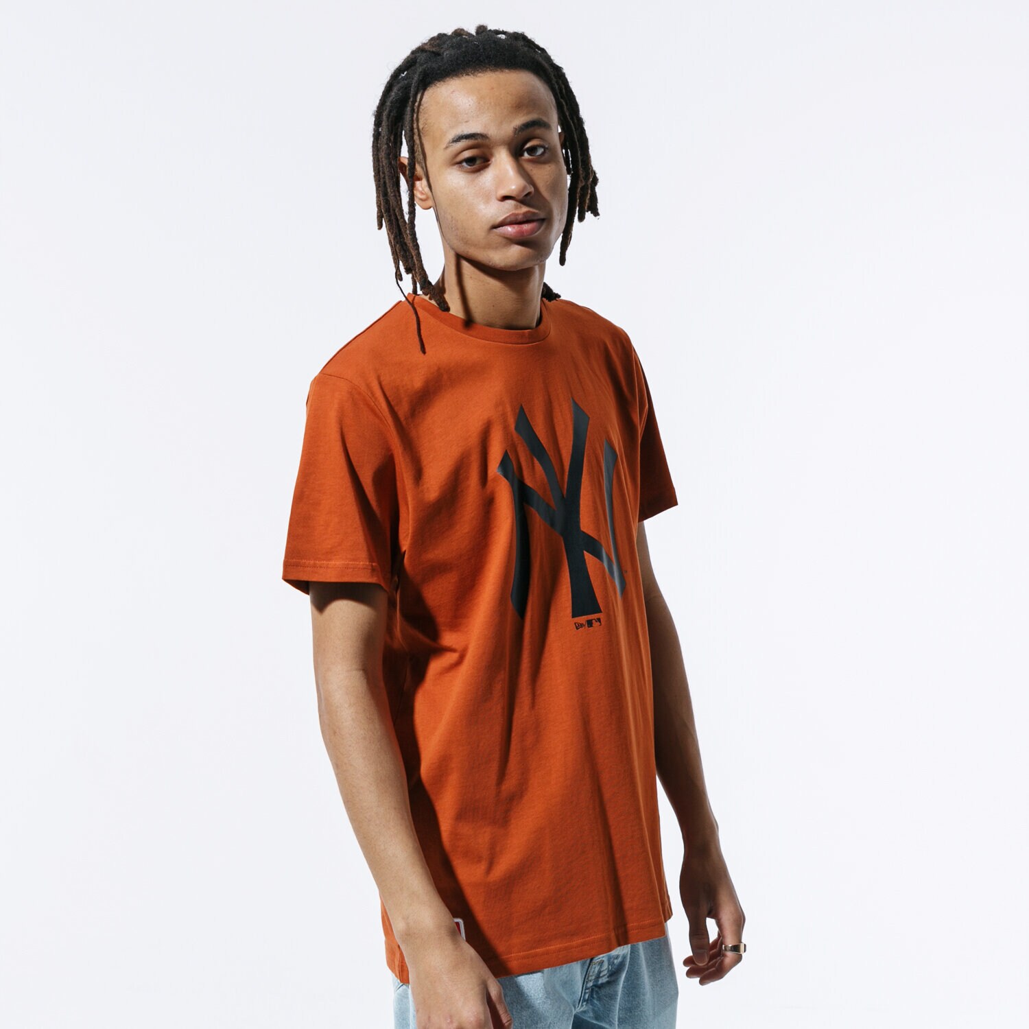 Herren T-Shirt NEW ERA T-SHIRT SS MLB SEASONAL TEAM LOGO TEE NEYYAN RST 12033498 Braun