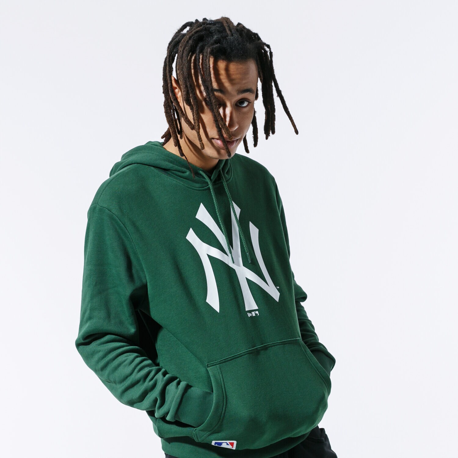 Herren NEW ERA SWEATSHIRT MLB SEASONAL TEAM LOGO HOODY NEYYAN HOG 12033507 Grün