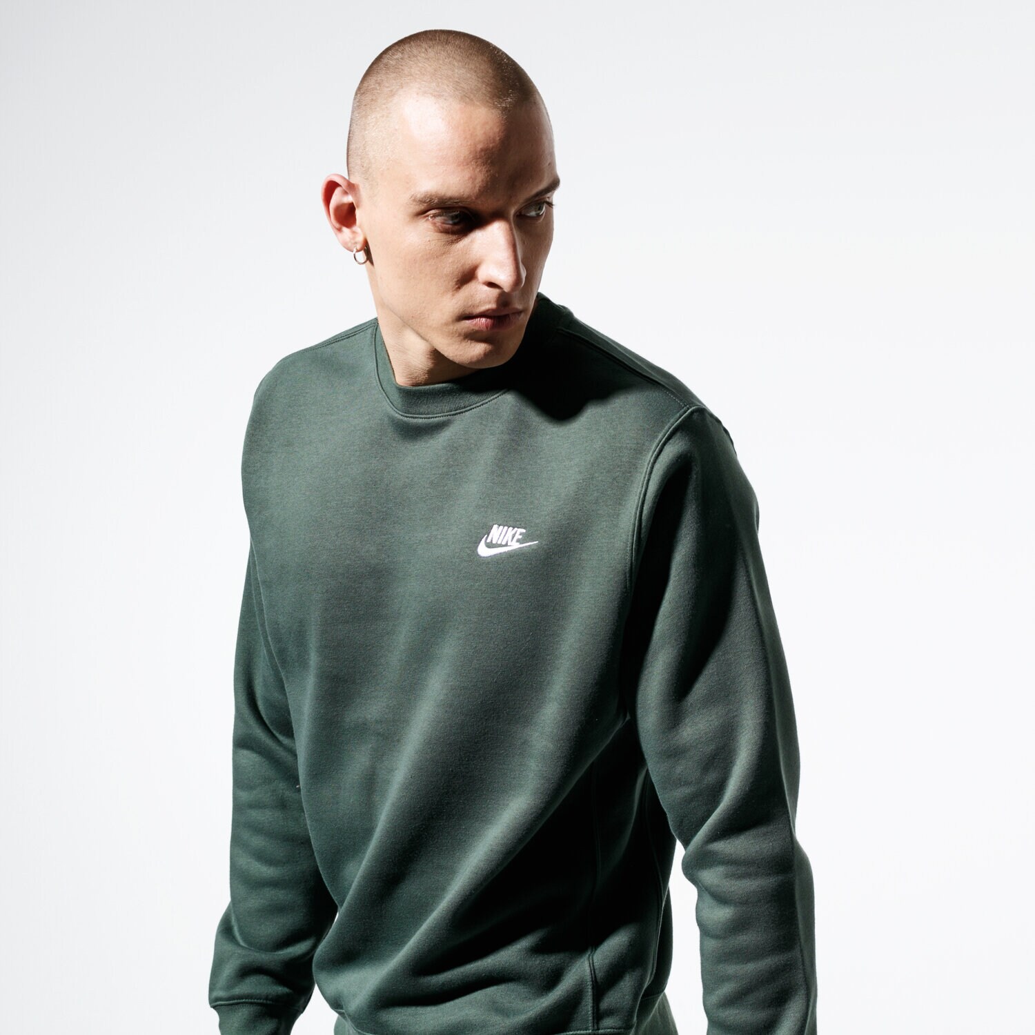 Herren NIKE SWEATSHIRT SPORTSWEAR CLUB BV2662-370 Khaki