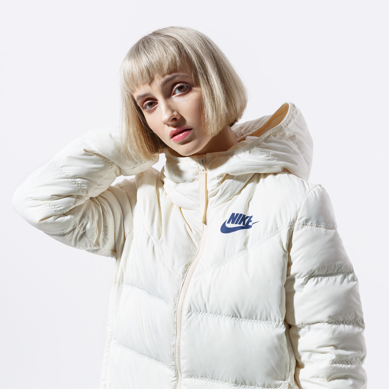 Damen Winterjacke NIKE JACKE W NSW WR DWN FILL PRKA RUS AQ0019-110 Weiß