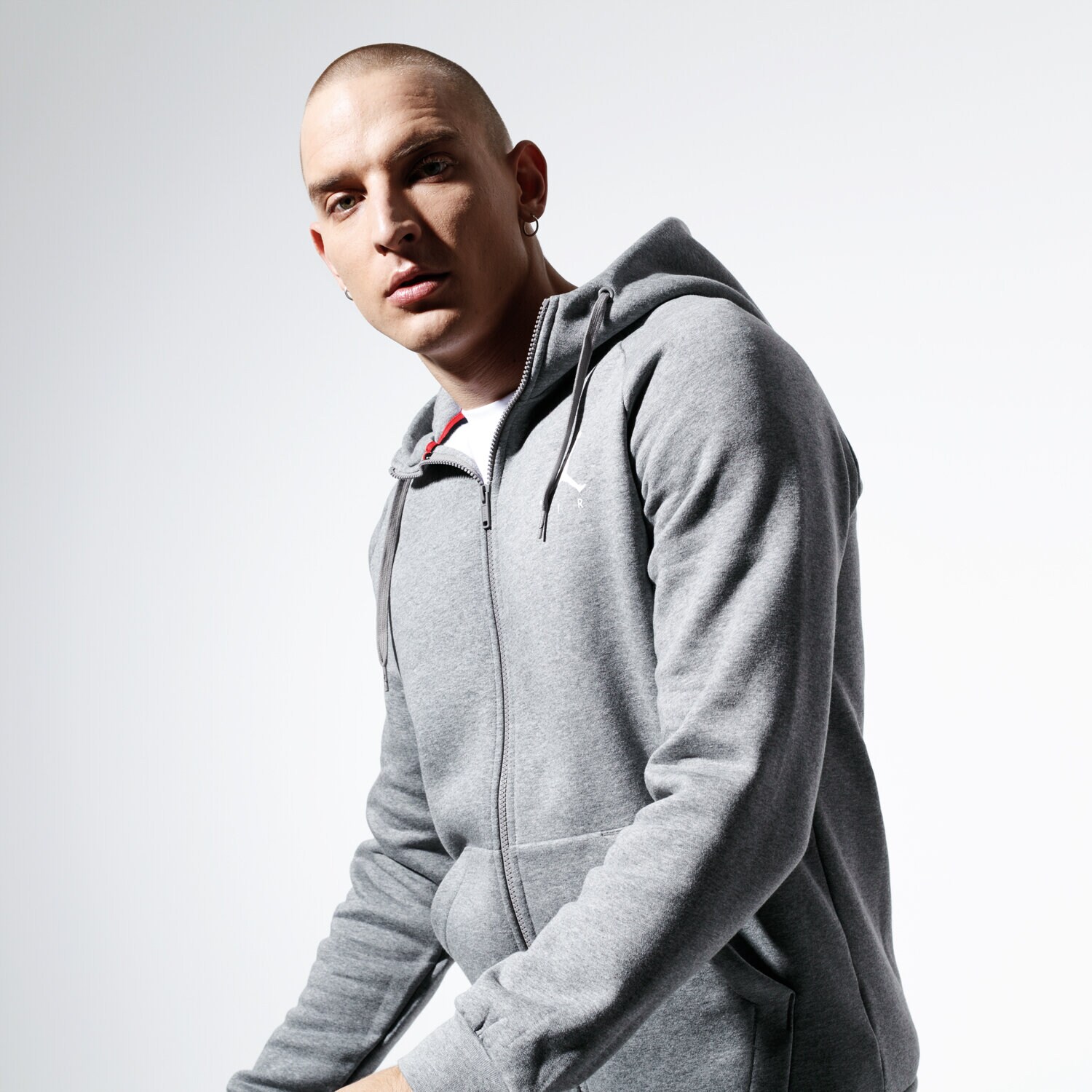 Herren JORDAN SWEATSHIRT M J JUMPMAN FLEECE FZ 939998-091 Grau