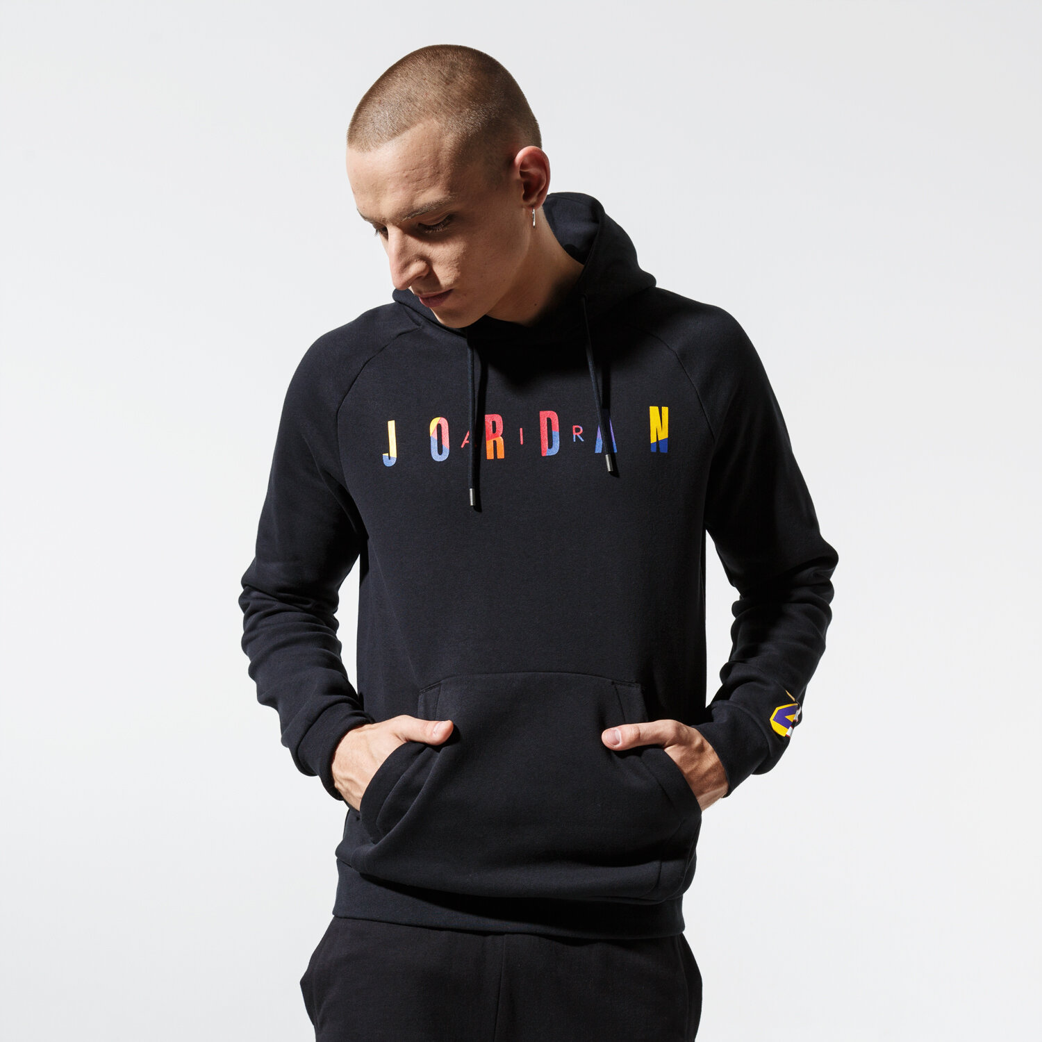 Herren JORDAN SWEATSHIRT M J SPRT DNA HBR FLEECE PO AT9981-010 Schwarz