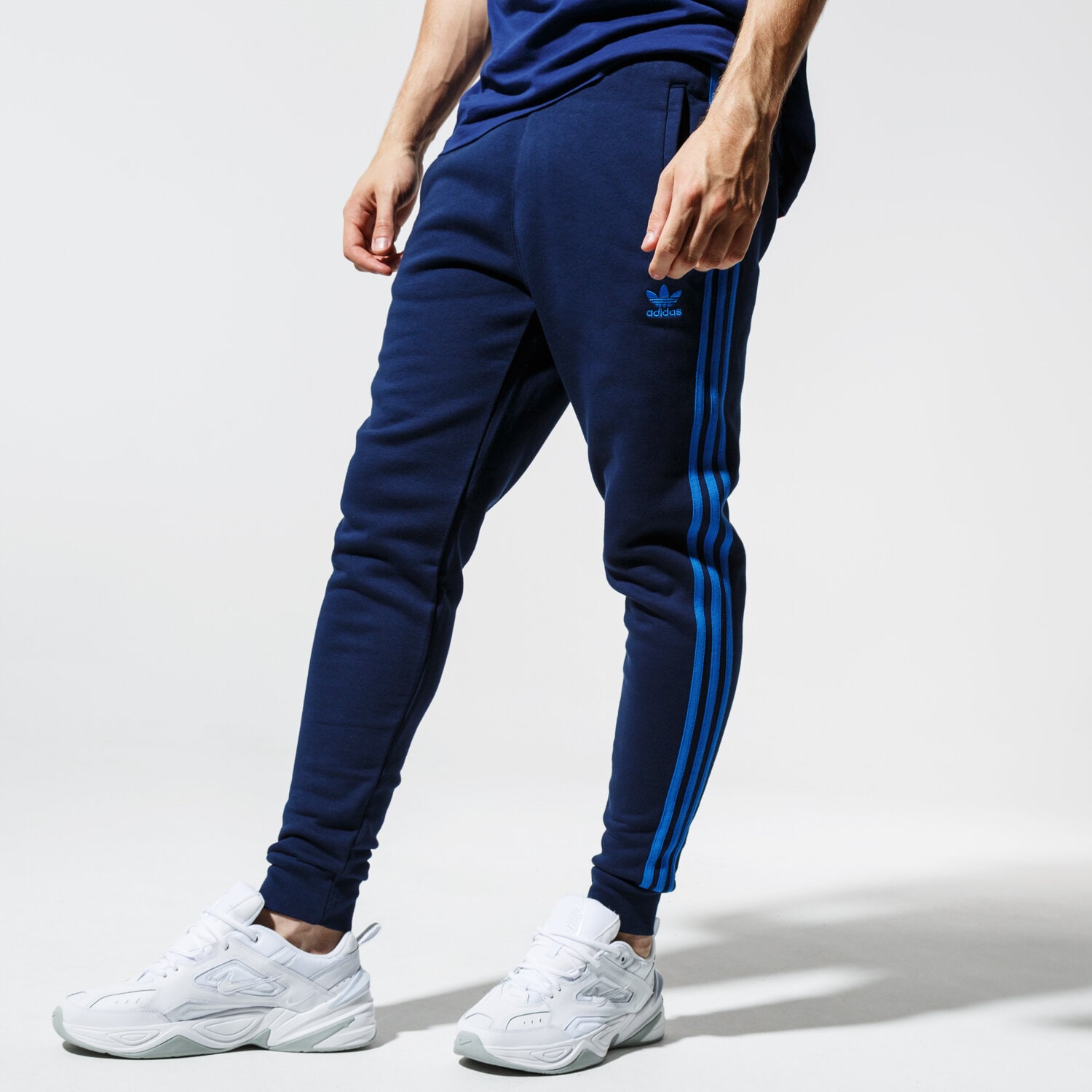 Herren Hosen ADIDAS HOSE 3-STRIPES PANT EK0263 Dunkelblau