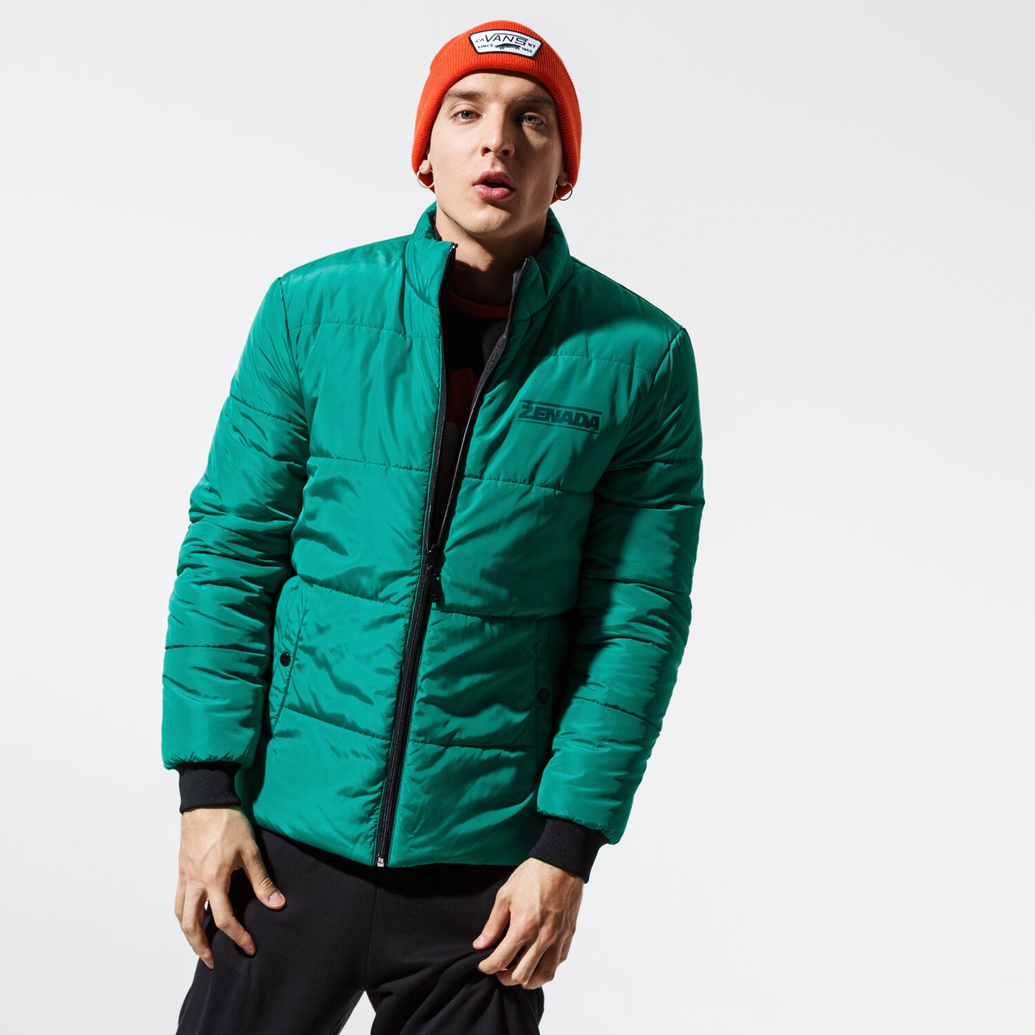 Herren Winterjacke CONFRONT JACKE WINTER REVERS GRN JKT CF39KUM33002 Schwarz