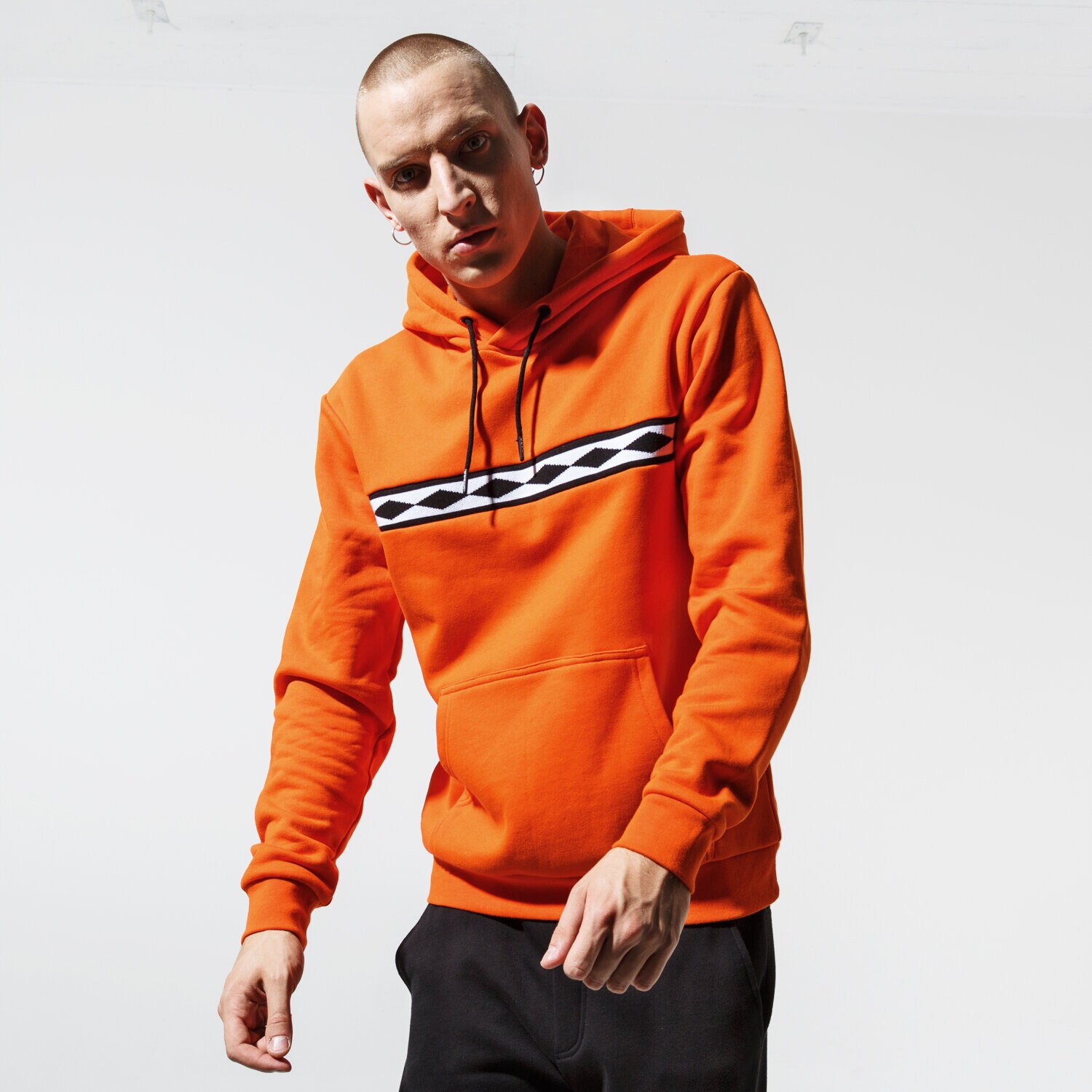 Herren UMBRO HOODIE CLASSIC TAPE HOODY UL39BLM86001 Orange