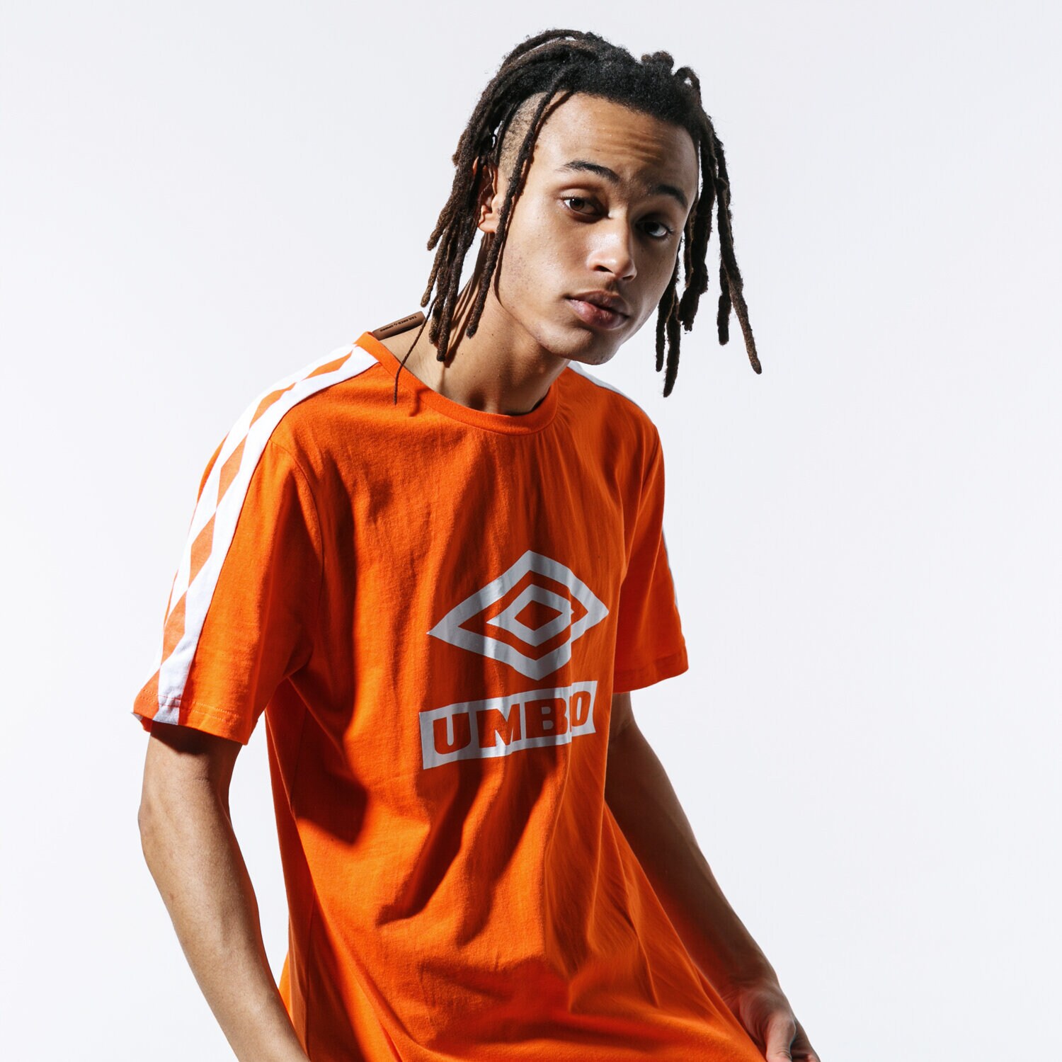 Herren T-Shirt UMBRO T-SHIRT CLASSIC TAPE TEE ORA UL39TSM88001 Orange