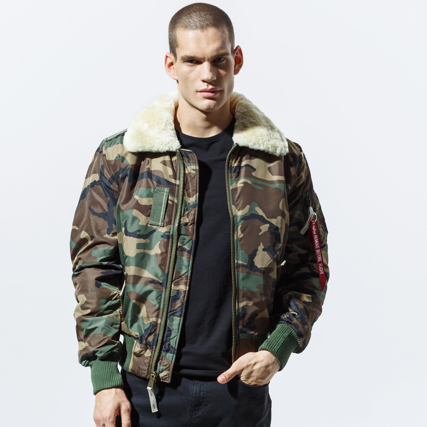 Herren Winterjacke ALPHA INDUSTRIES JACKE WINTER INJECTOR III 143104408 Multicolor