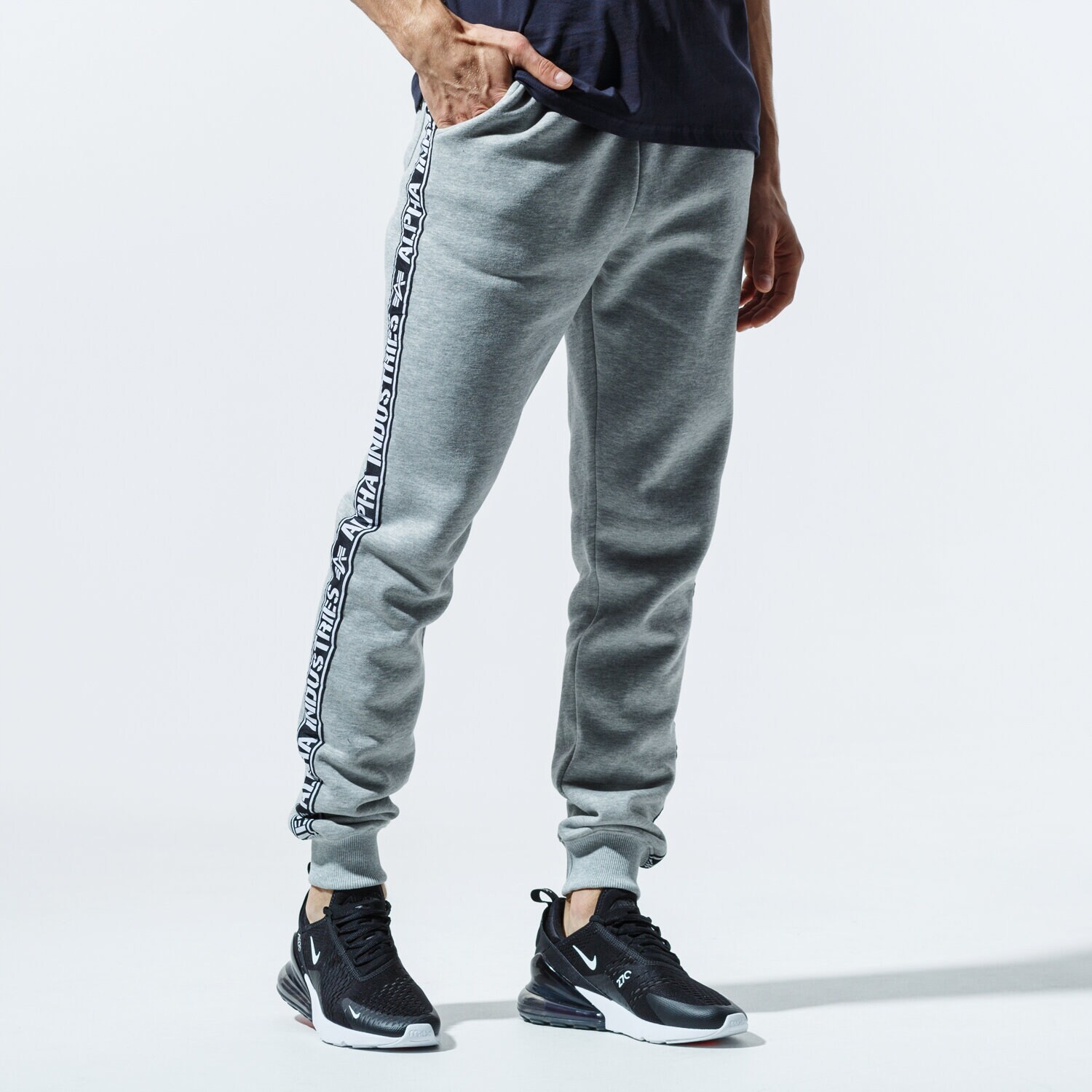 Herren Hosen ALPHA INDUSTRIES HOSE AI TAPE JOGGER 19837317 Grau