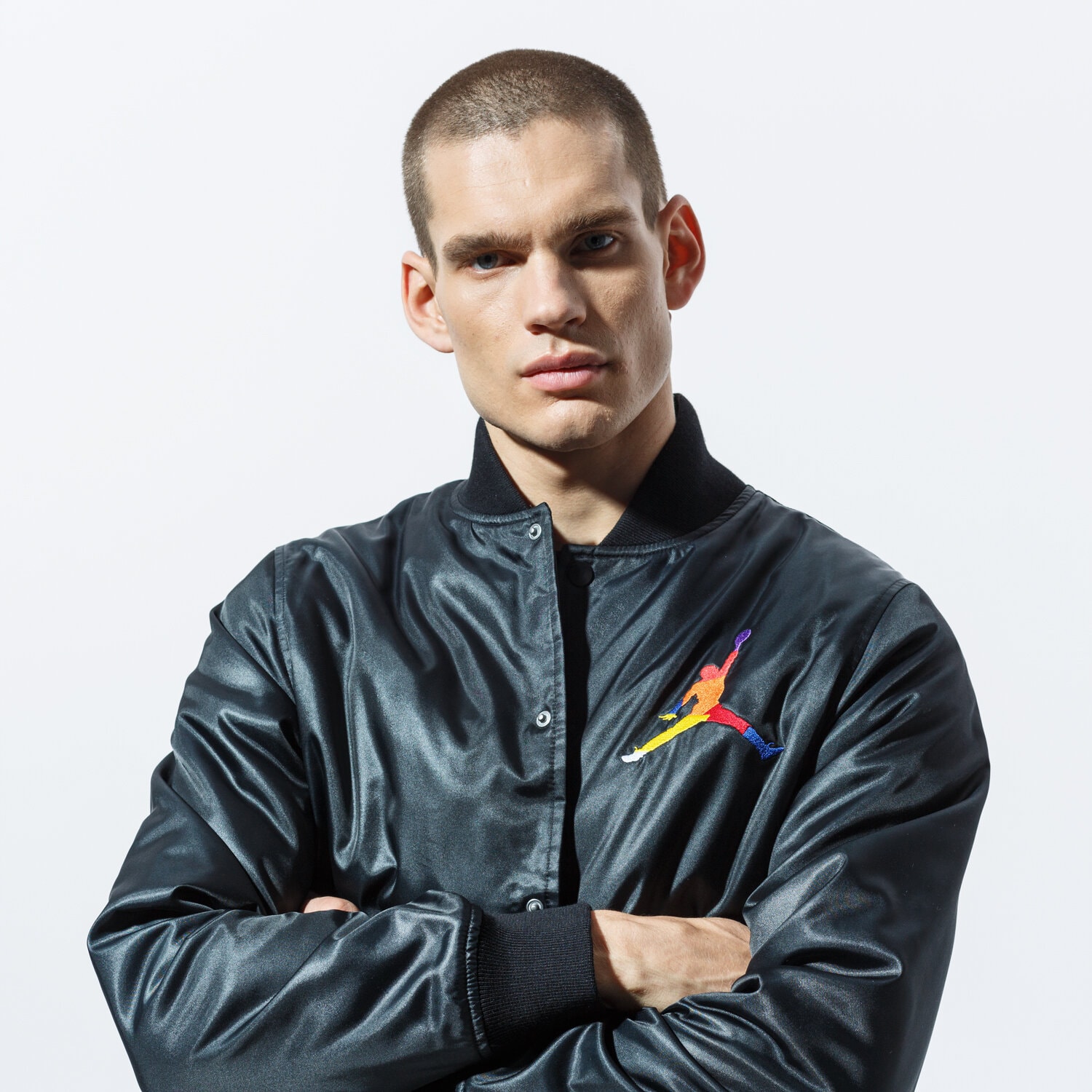 Herren Winterjacke JORDAN JACKE M J SPRT DNA HBR SATIN JKT AV0112-010 Schwarz