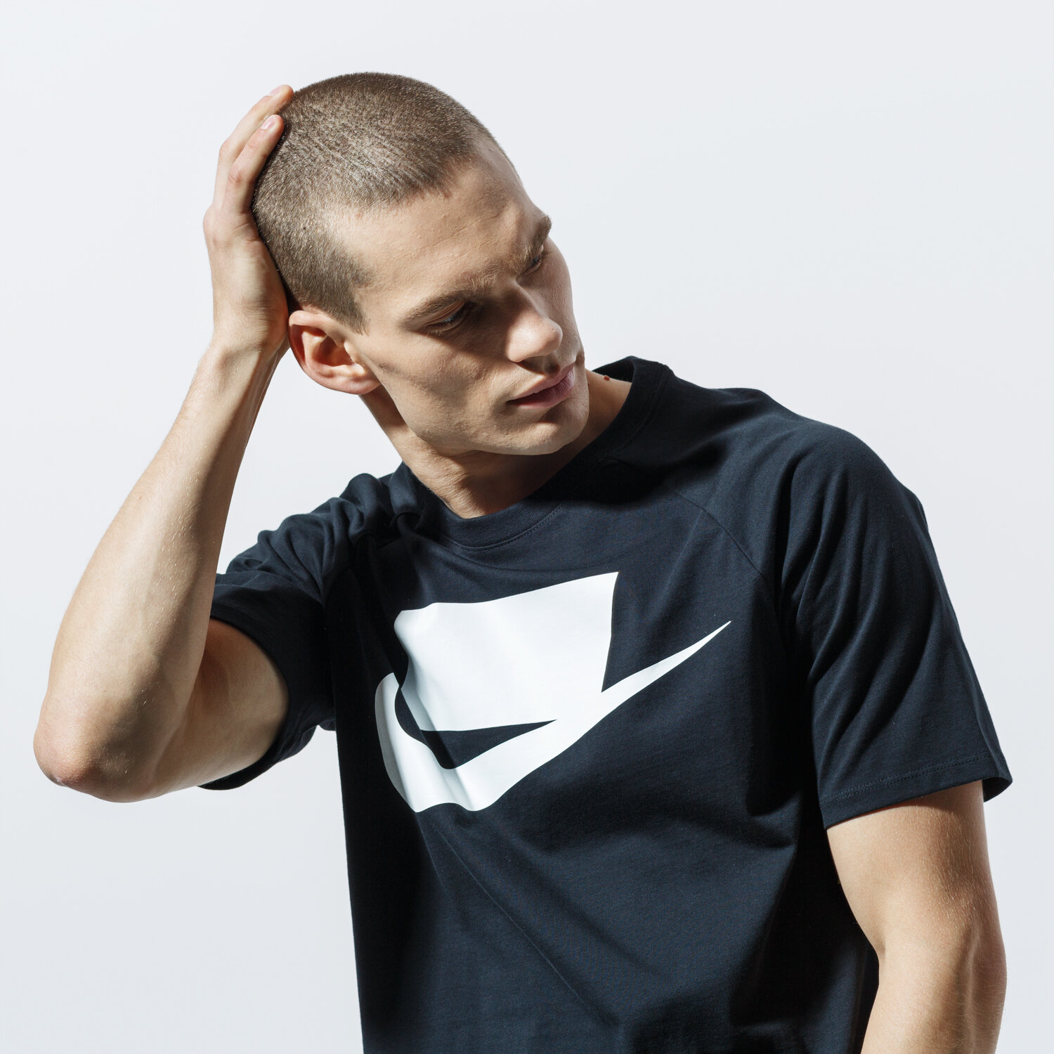 Herren T-Shirt NIKE T-SHIRT SS M NSW SS TEE NSW 1 BV7595-011 Schwarz