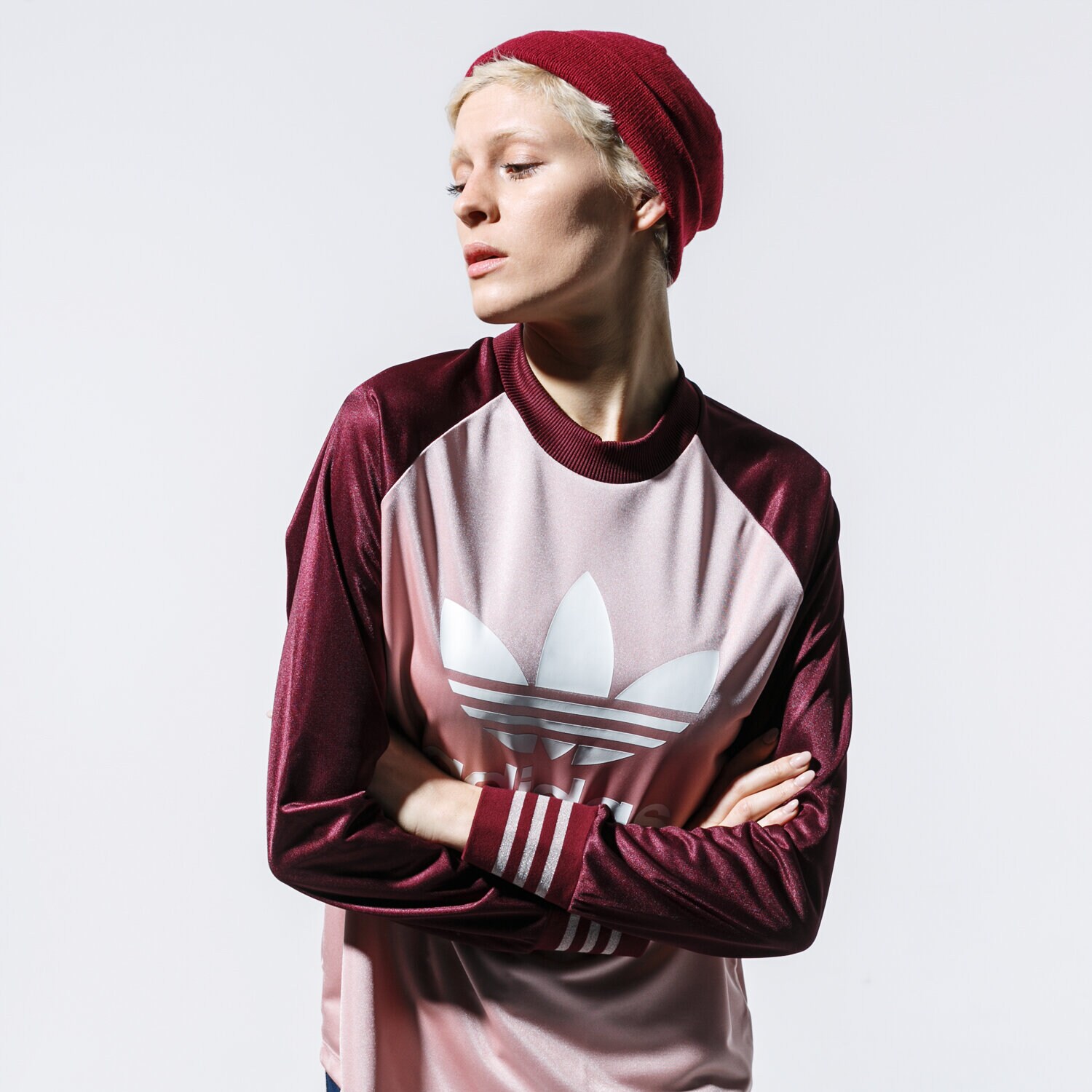 Damen ADIDAS SWEATSHIRT LONGSLEEVE TEE ED4792 Multicolor