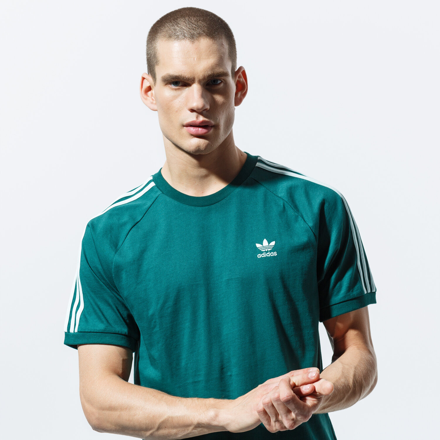 Herren T-Shirt ADIDAS T-SHIRT SS BLC 3-S TEE ED5956 Grün
