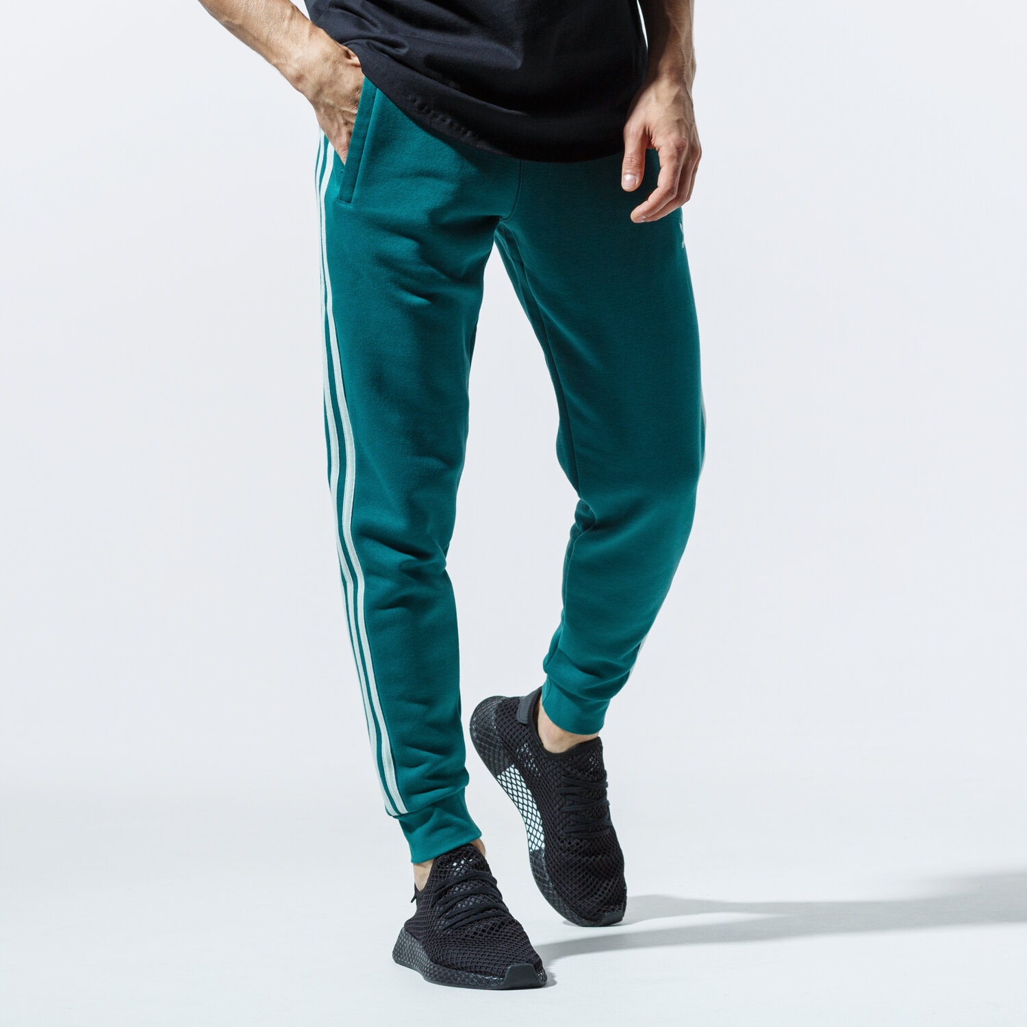 Herren Hosen ADIDAS HOSE 3-STRIPES PANT EK0262 Grün