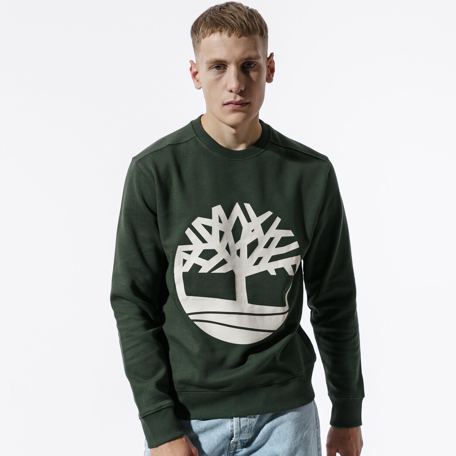 Herren TIMBERLAND SWEATSHIRT CORE TREE LOGO CREW SWEAT TB0A1ZKCU311 Schwarz