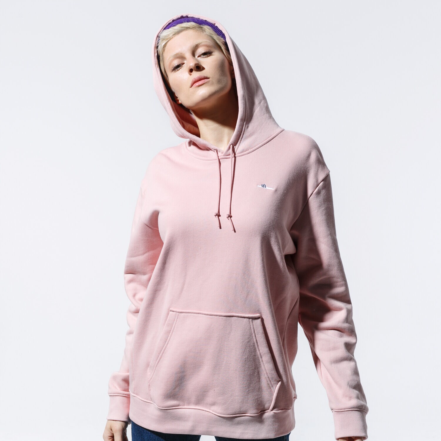 Damen ADIDAS SWEATSHIRT GRAPHICS HOODIE EC9355 Rosa