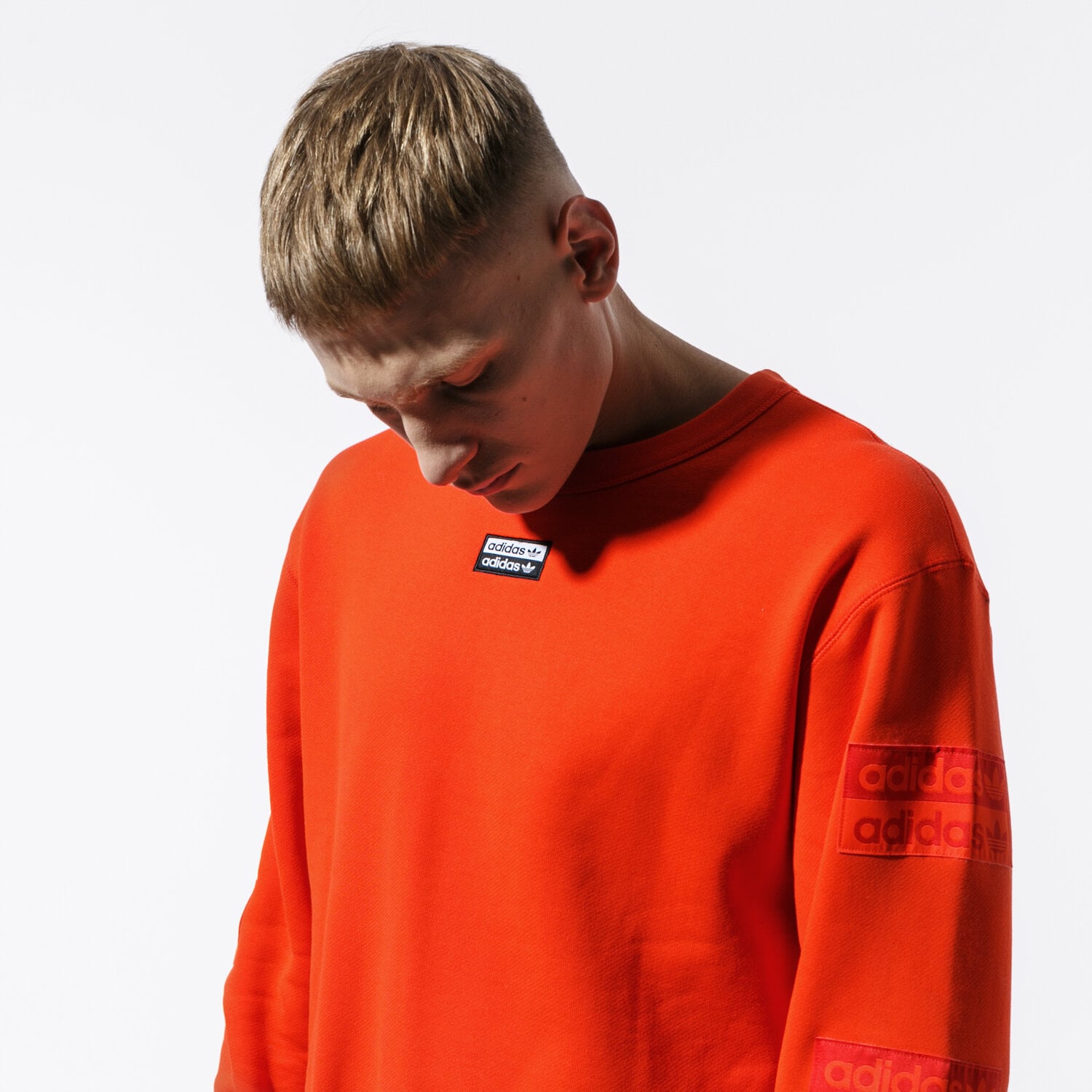 Herren ADIDAS SWEATSHIRT VOCAL D CREW ED7204 Orange