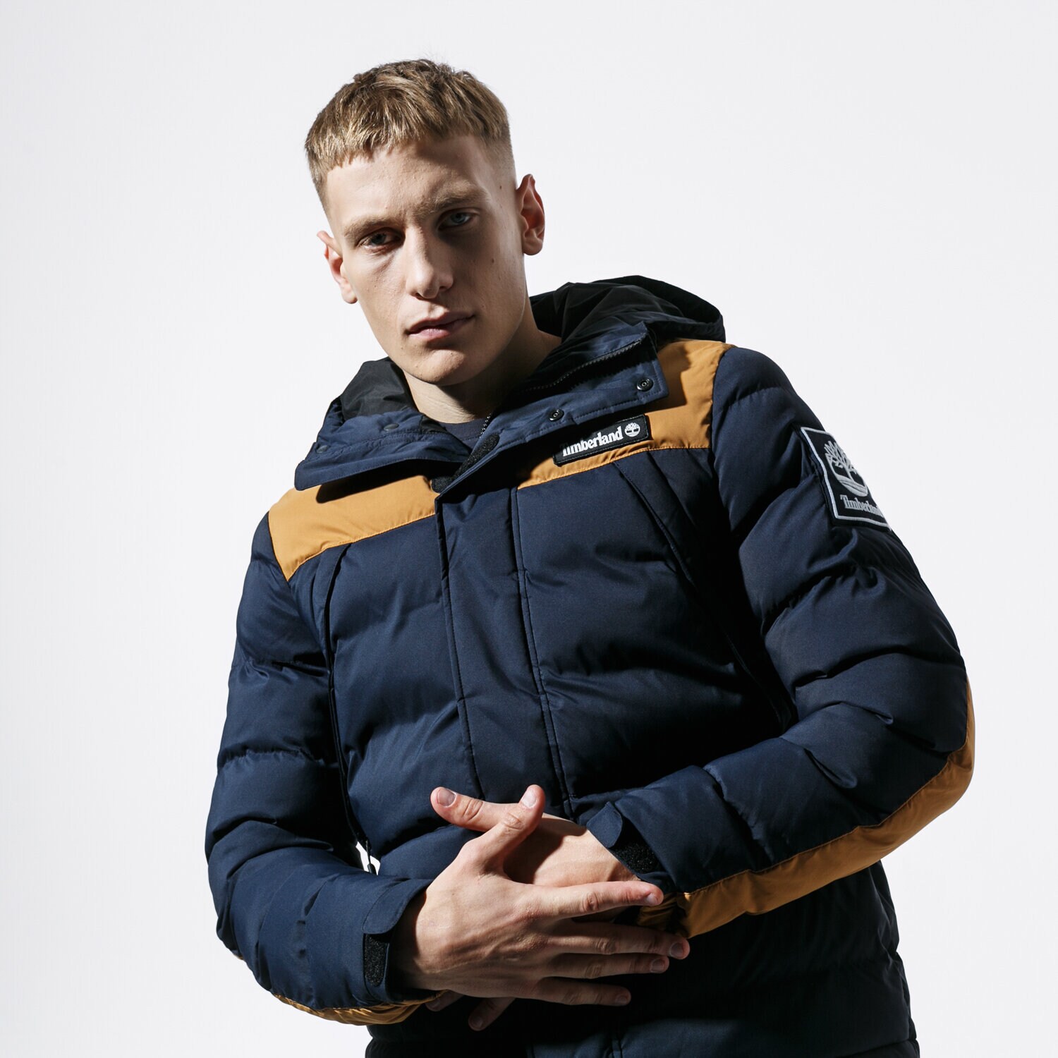 Herren Winterjacke TIMBERLAND JACKE OUTDOOR ARCHIVE PUFFER JACKET TB0A1WYYT271 Dunkelblau