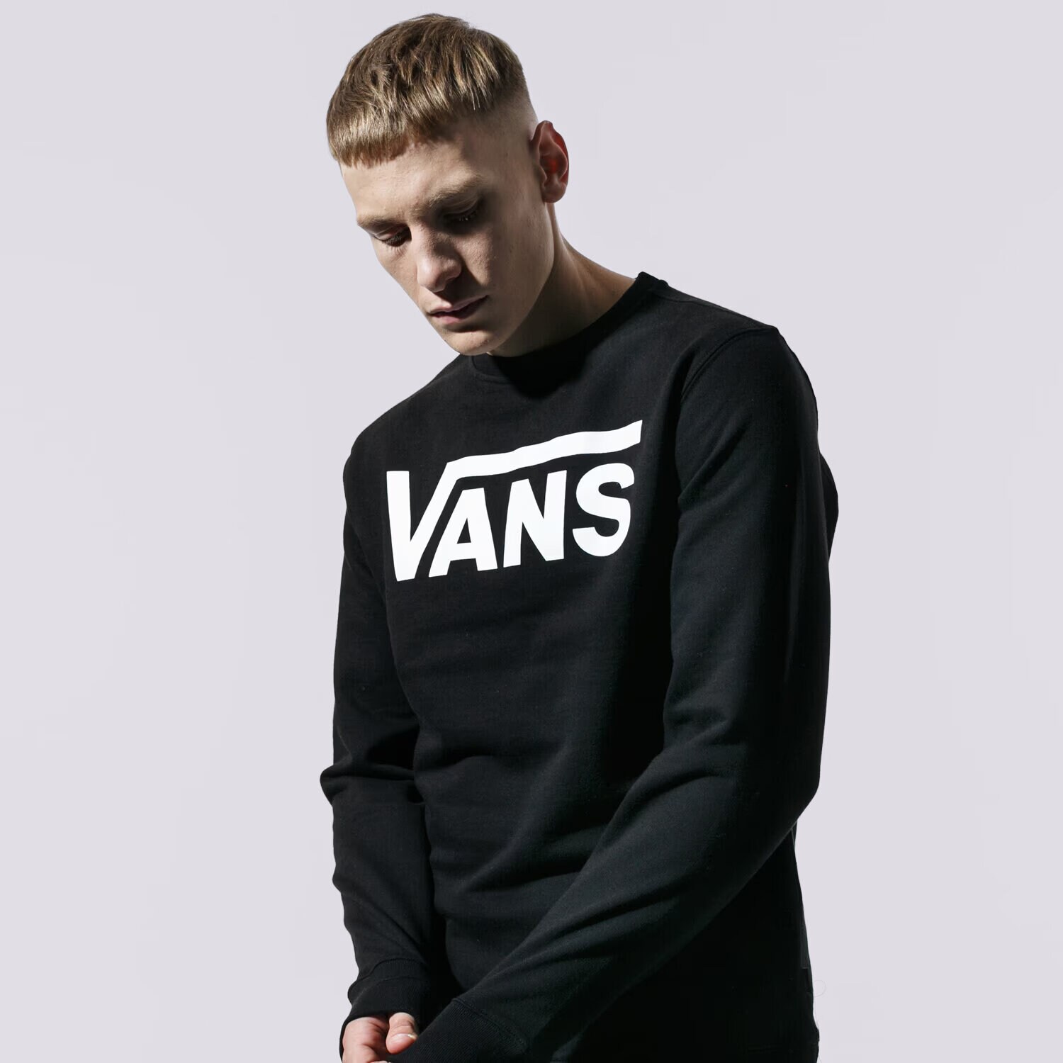 Herren VANS SWEATSHIRT VANS CLASSIC CREW II VN0A456AY281 Schwarz