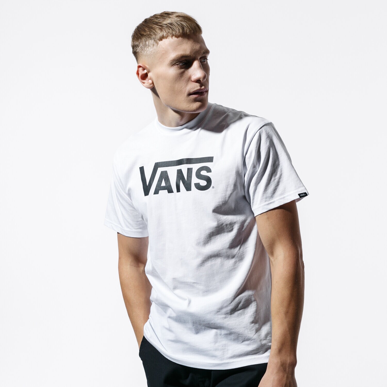 Herren T-Shirt VANS T-SHIRT VANS CLASSIC VN000GGGYB21 Weiß