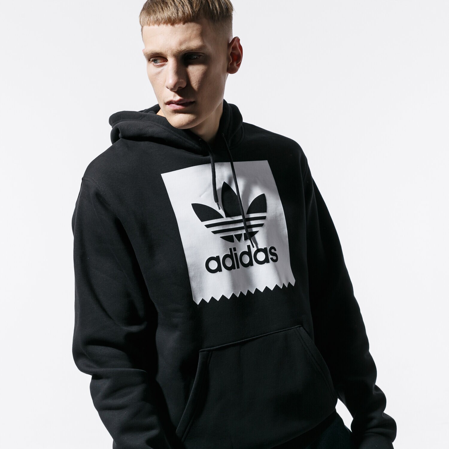 Herren ADIDAS SWEATSHIRT SOLID BB HD EC7323 Schwarz