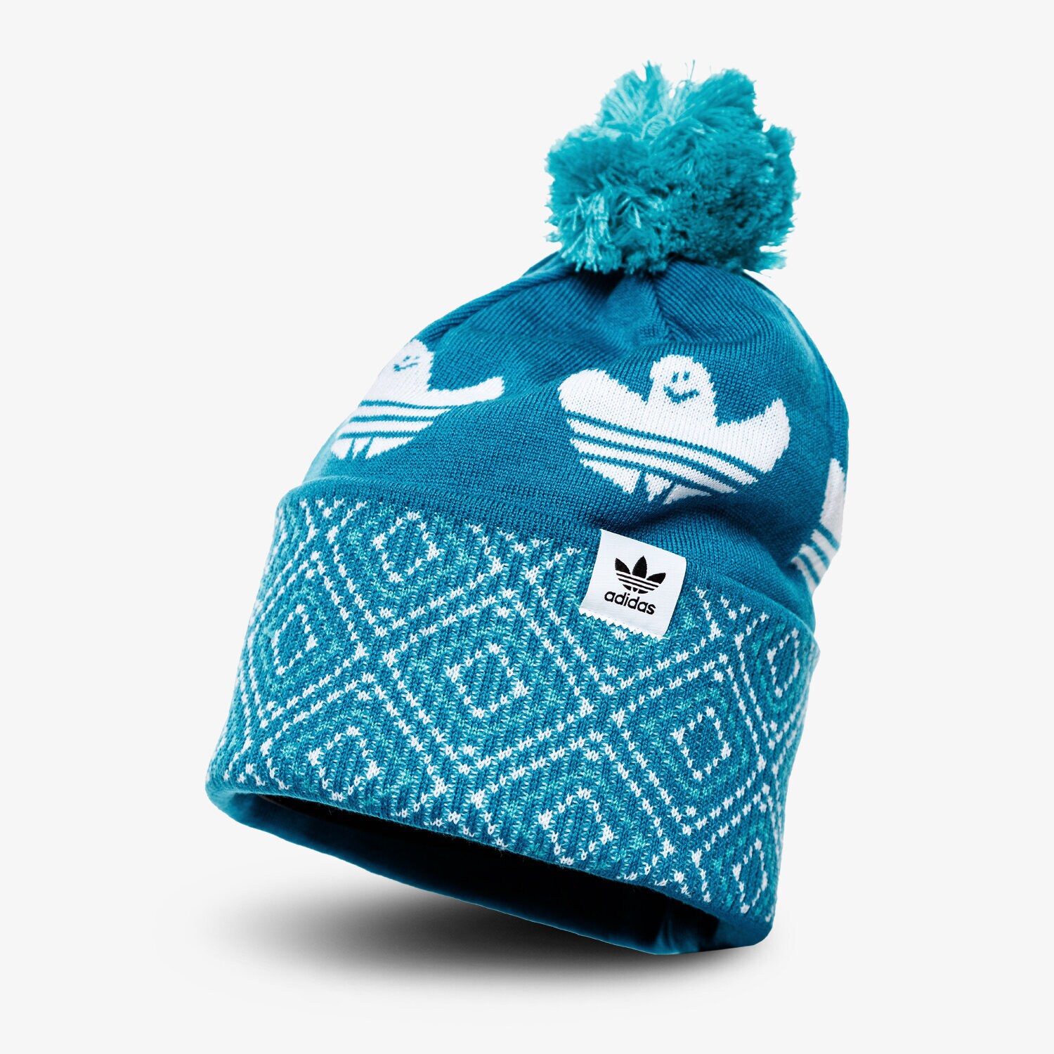 Kinder Mütze ADIDAS MÜTZE WINTER SHMOO POM BEANIE EC6481 Blau
