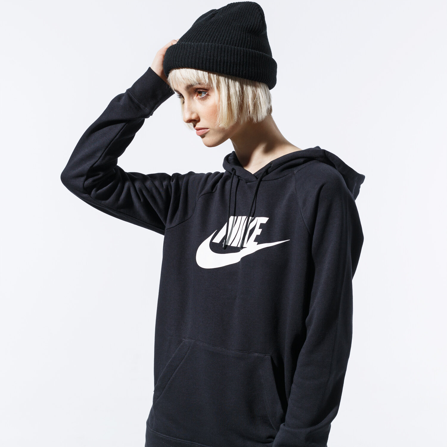 Damen NIKE HOODIE SPORTSWEAR ESSENTIAL ESSENTIAL BV4126-010 Schwarz