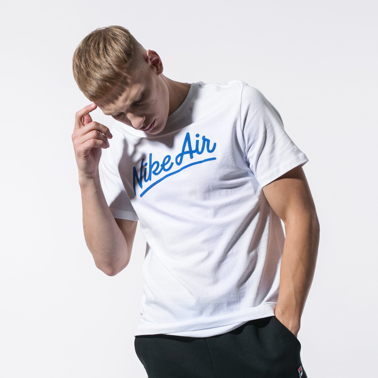 Herren T-Shirt NIKE T-SHIRT M NSW SS TEE NIKE AIR 1 BV7637100 Weiß
