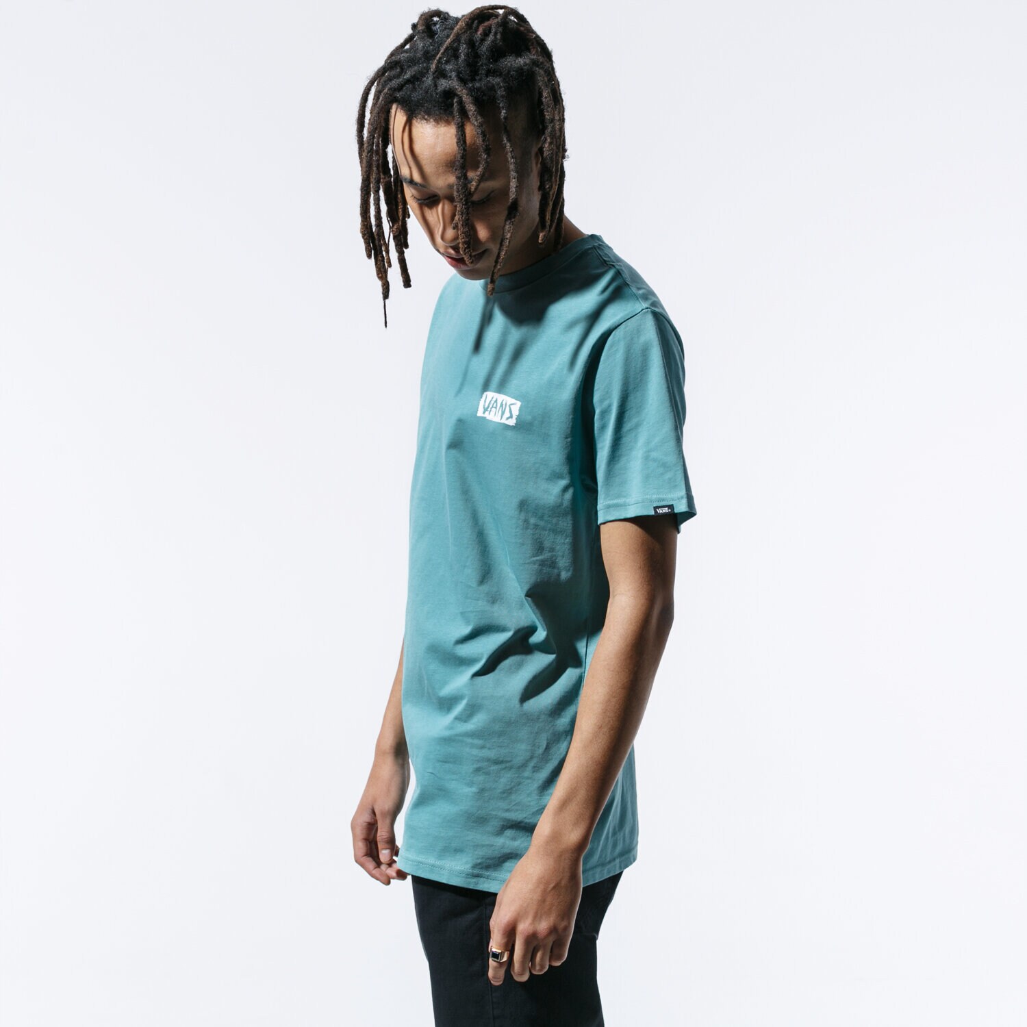 Herren T-Shirt VANS T-SHIRT SCRATCHED VANS SS VN0A49KRSP91 Blau