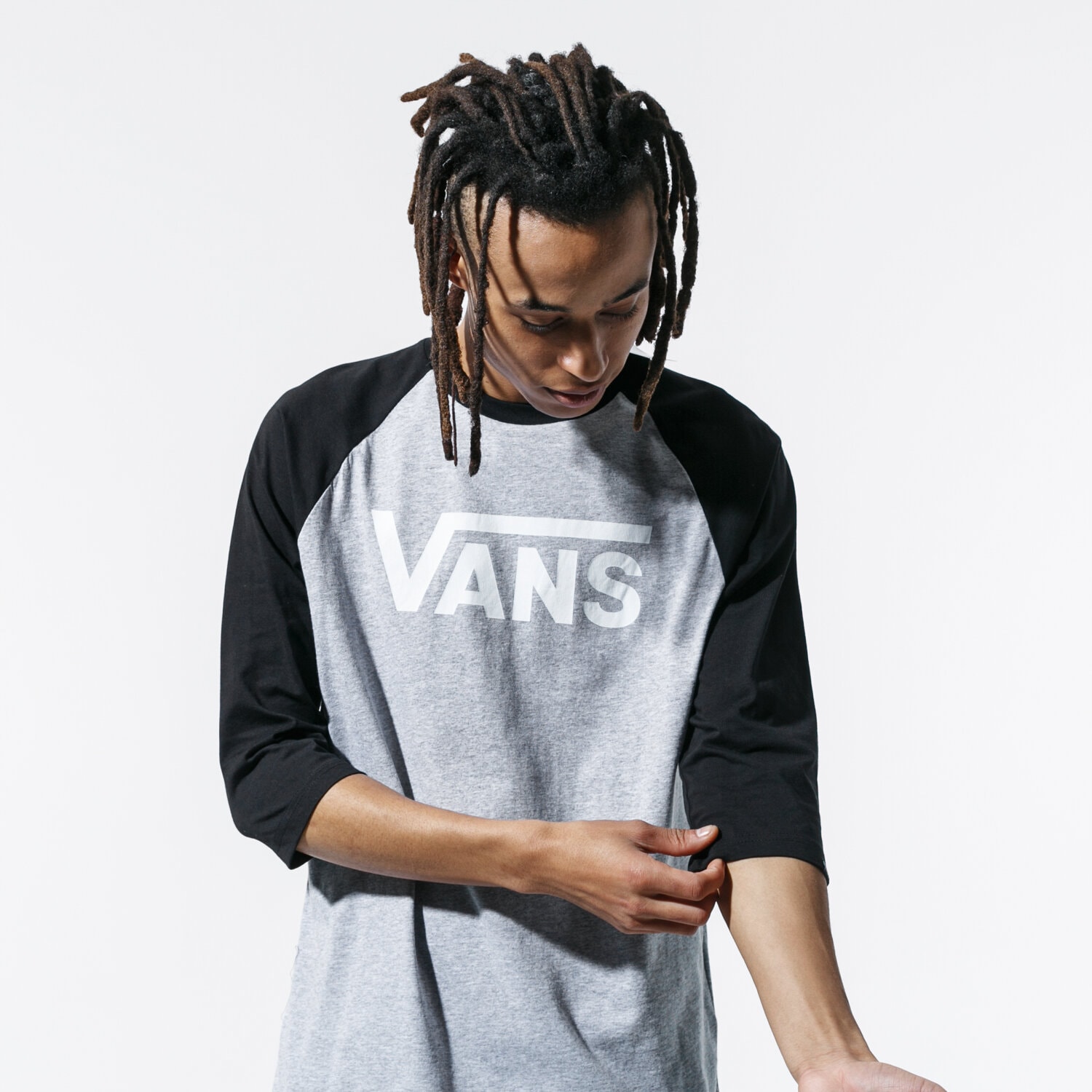 Herren T-Shirt VANS T-SHIRT CLASSIC RAGLAN VN0002QQZQE1 Grau