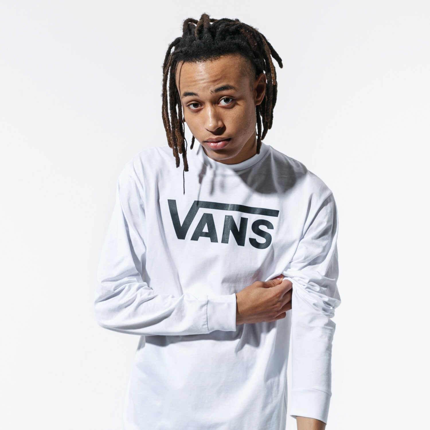 Herren T-Shirt VANS T-SHIRT VANS CLASSIC LS VN000K6HYB21 Weiß