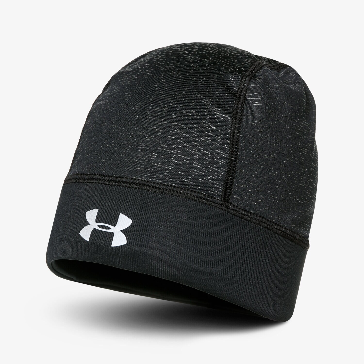 Damen Mütze UNDER ARMOUR MÜTZE WINTER UA STORM RUN BEANIE 1321355-001 Schwarz