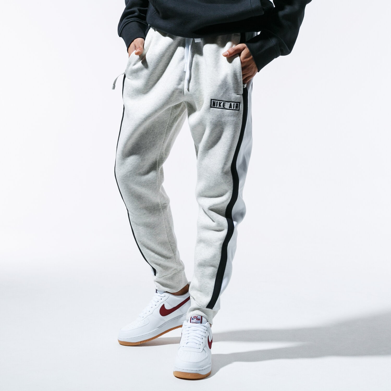 Herren Hosen NIKE HOSE M NSW NIKE AIR PANT FLC BV5147-141 Grau