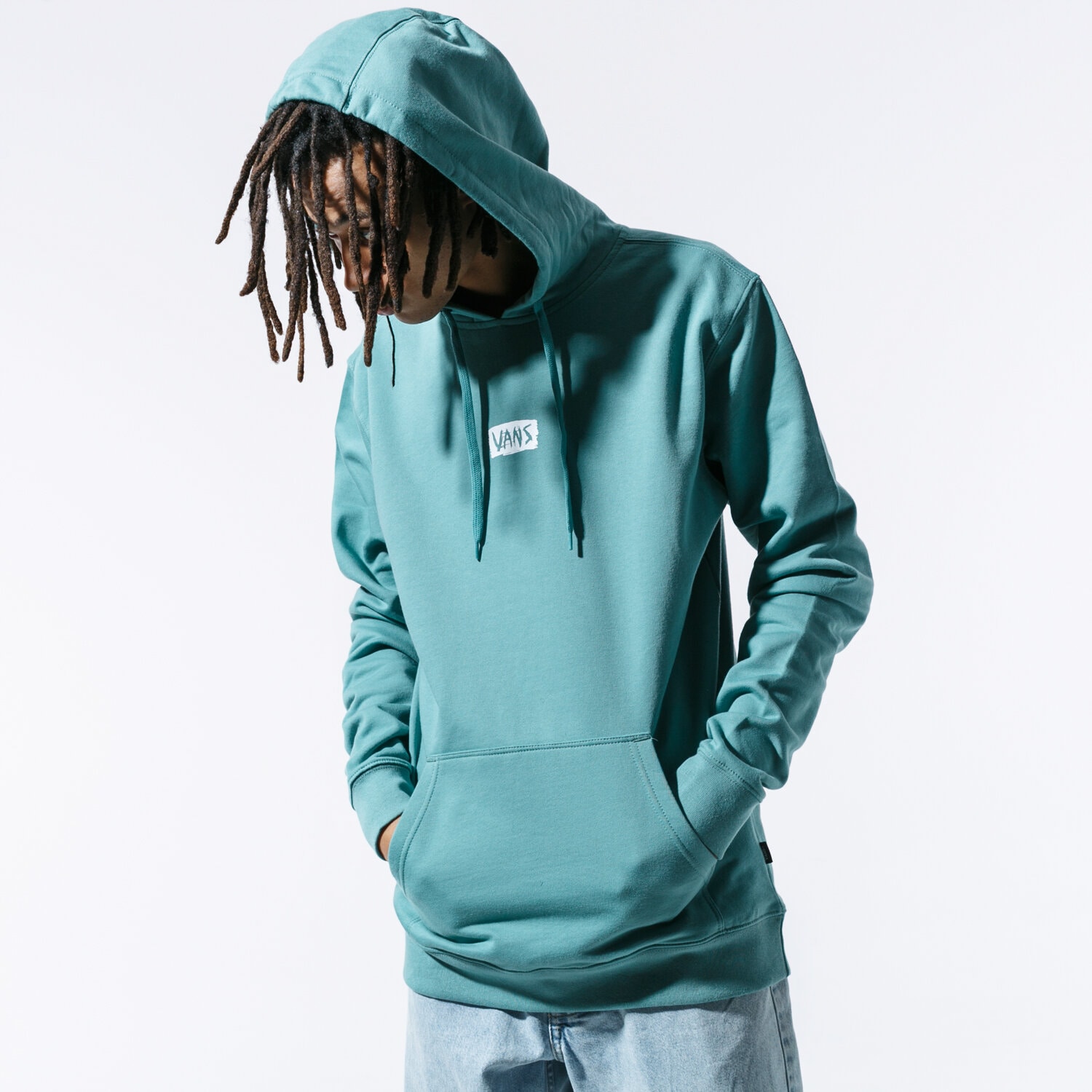 Herren VANS HOODIE SCRATCHED PO VN0A49JMSP91 Blau