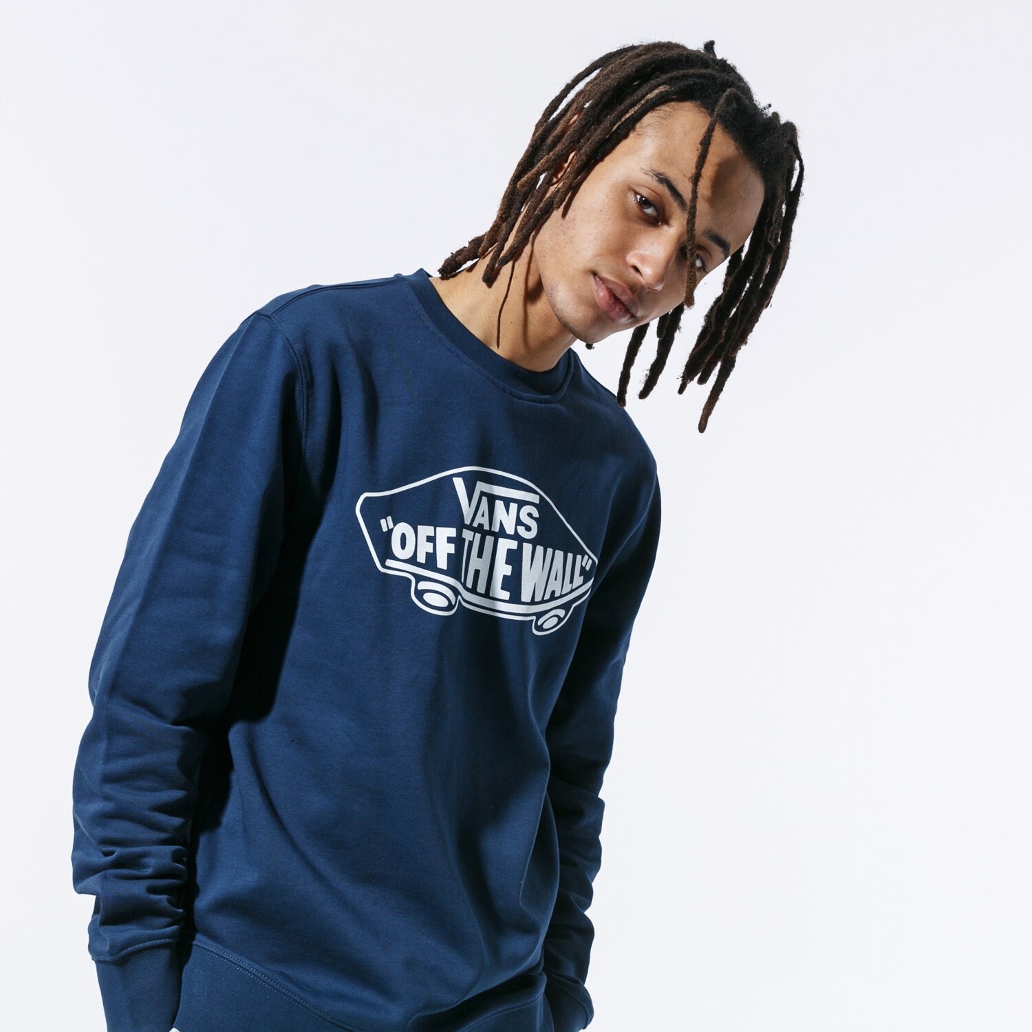 Herren VANS SWEATSHIRT OTW CREW II VN0A45CMLKZ1 Dunkelblau