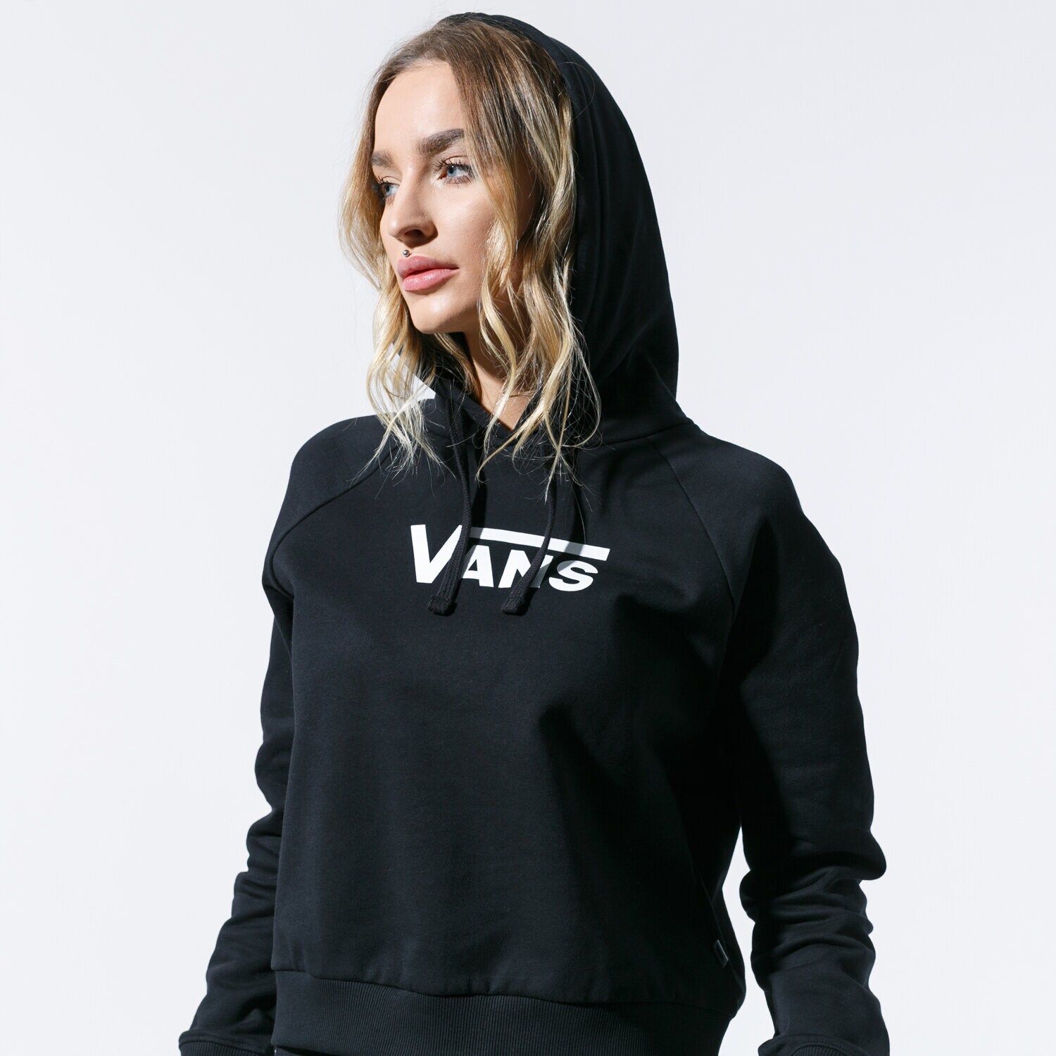 Damen VANS HOODIE FLYING V BOXY HOODIE VN0A47TCBLK1 Schwarz