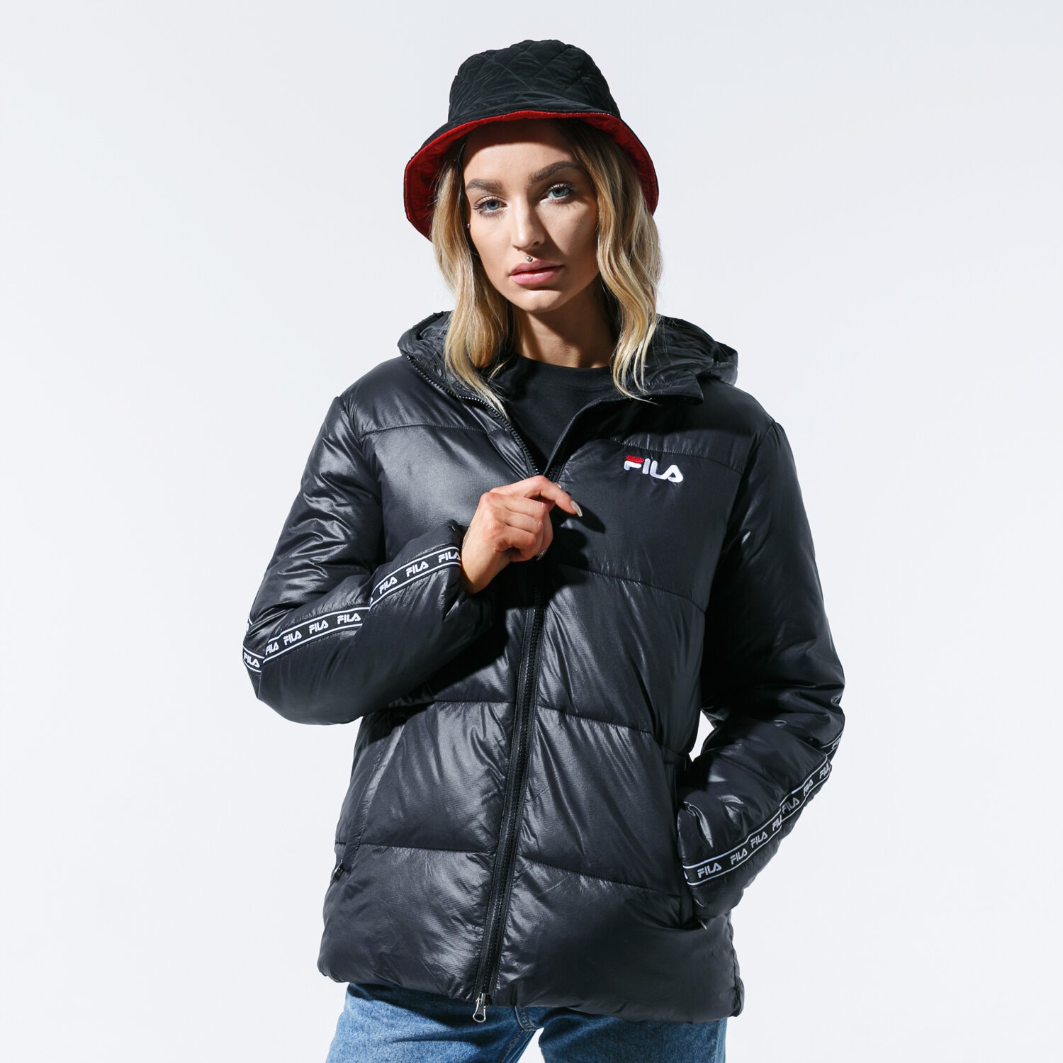 Damen Winterjacke FILA JACKE SHIGEMI PADDED JACKET 687254002 Schwarz