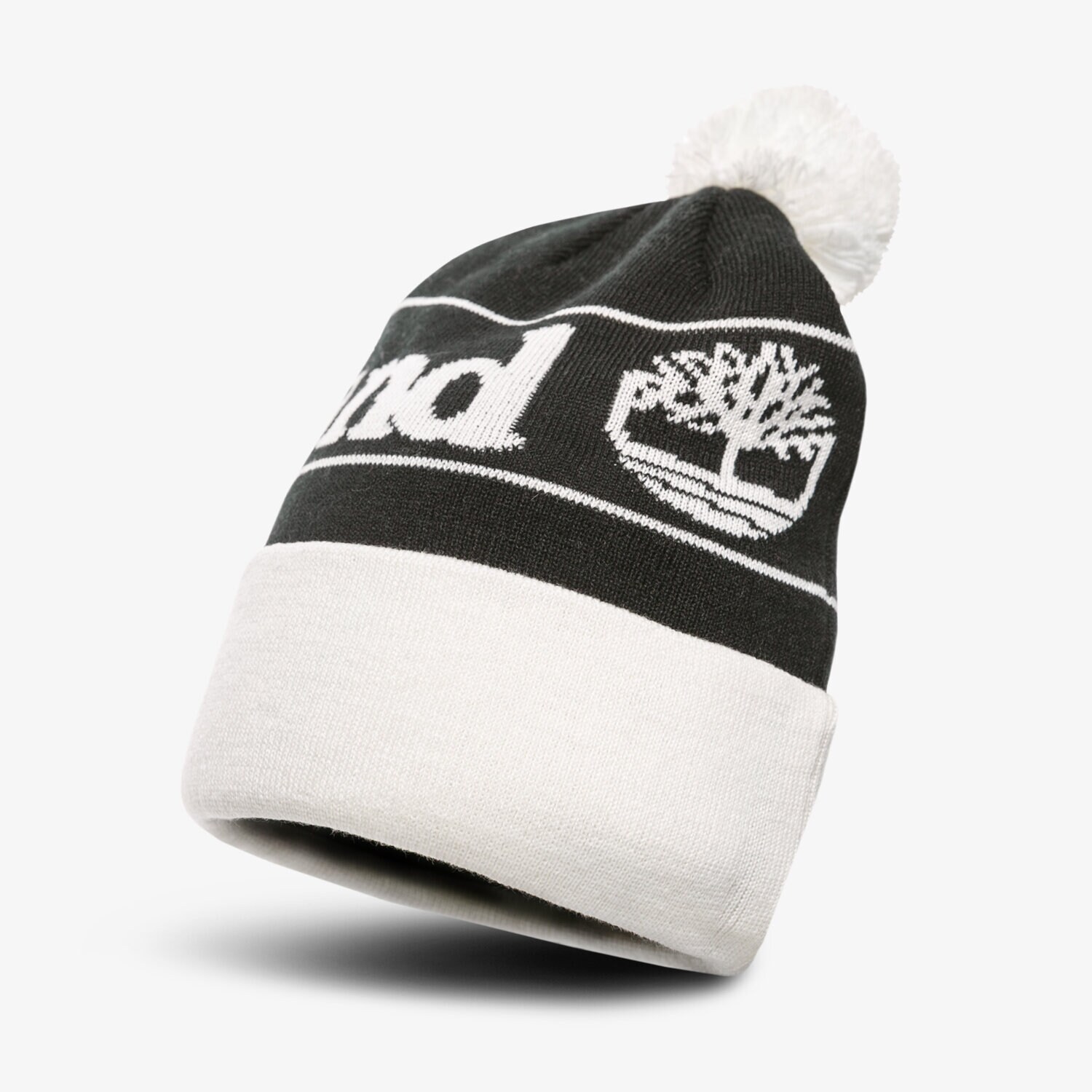 Kinder Mütze TIMBERLAND MÜTZE WINTER YCC POM CUFFED BEANIE TB0A1EUT0011 Schwarz
