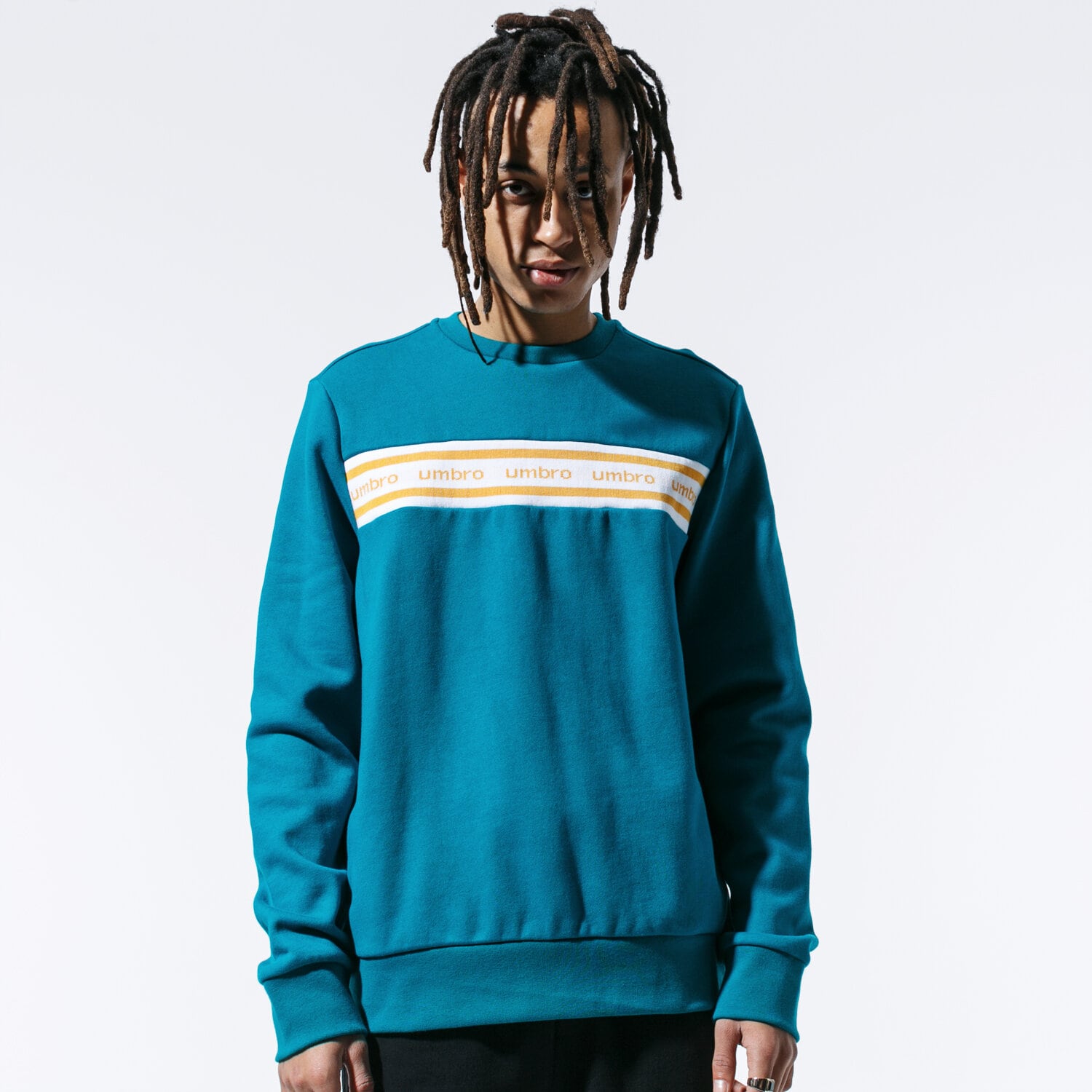 Herren UMBRO SWEATSHIRT RETRO SWEATSHIRT GRN UL39BLM89002 Grün