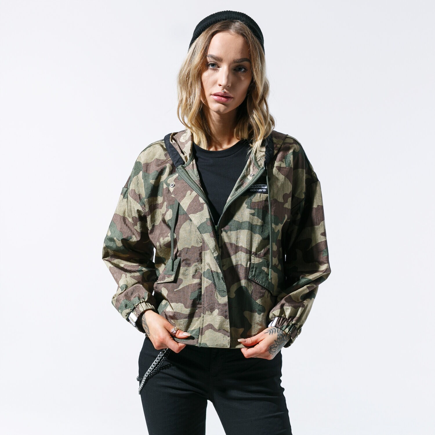 Damen ADIDAS SWEATSHIRT WINDBREAKER ED5816 Multicolor