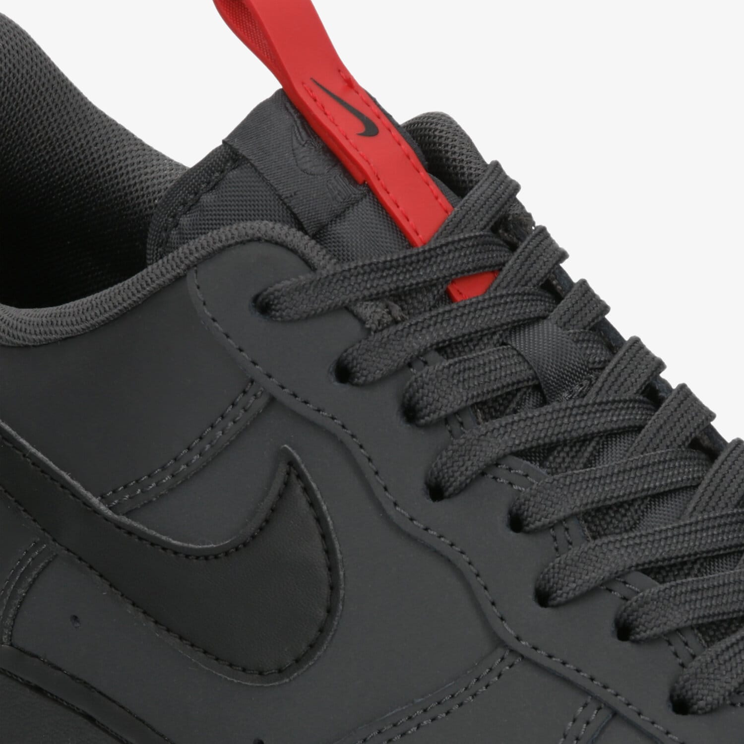 nike air force anthracite black red