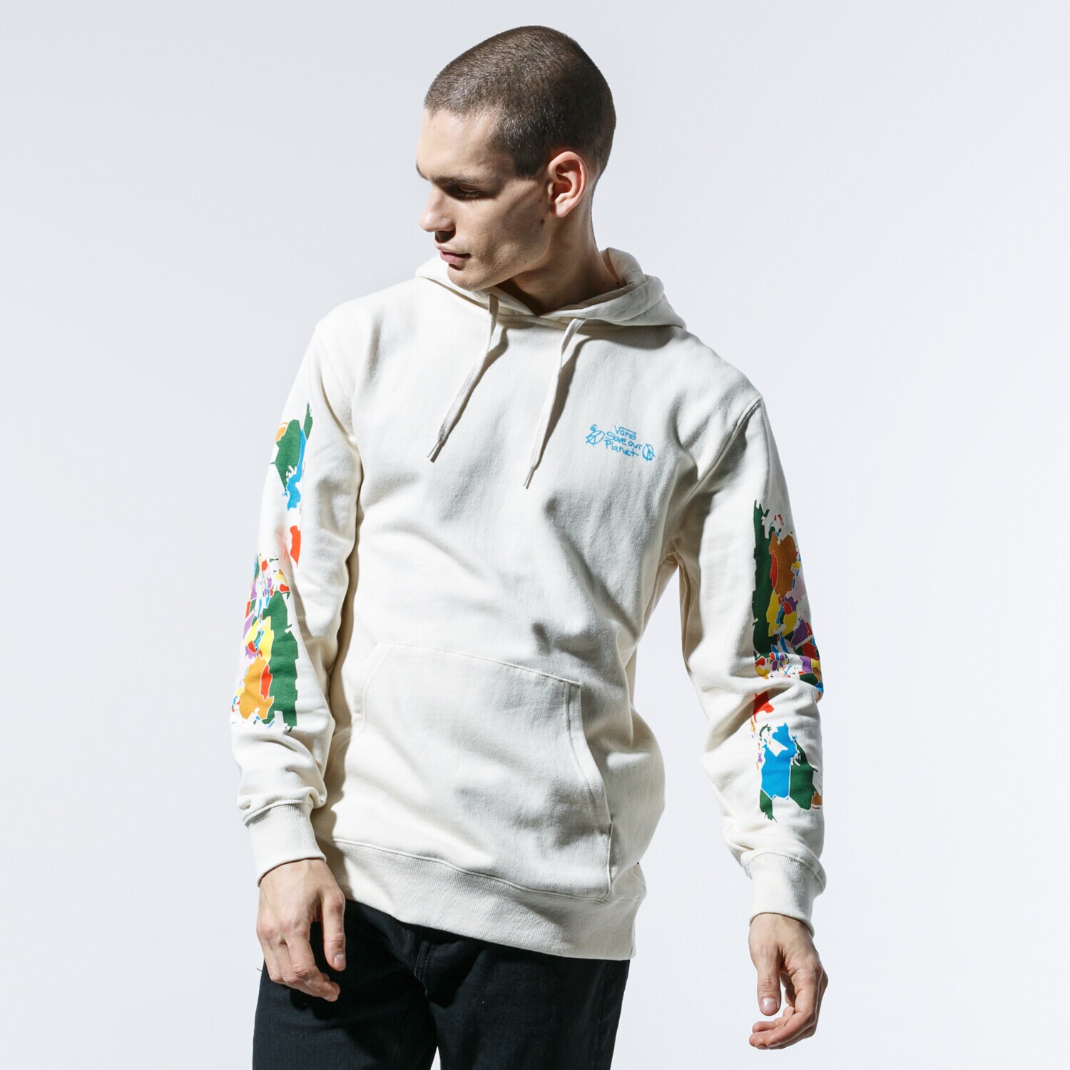 Herren VANS SWEATSHIRT MN SAVE OUR PLANET P NATURAL VN0A49ND7VJ1 Multicolor