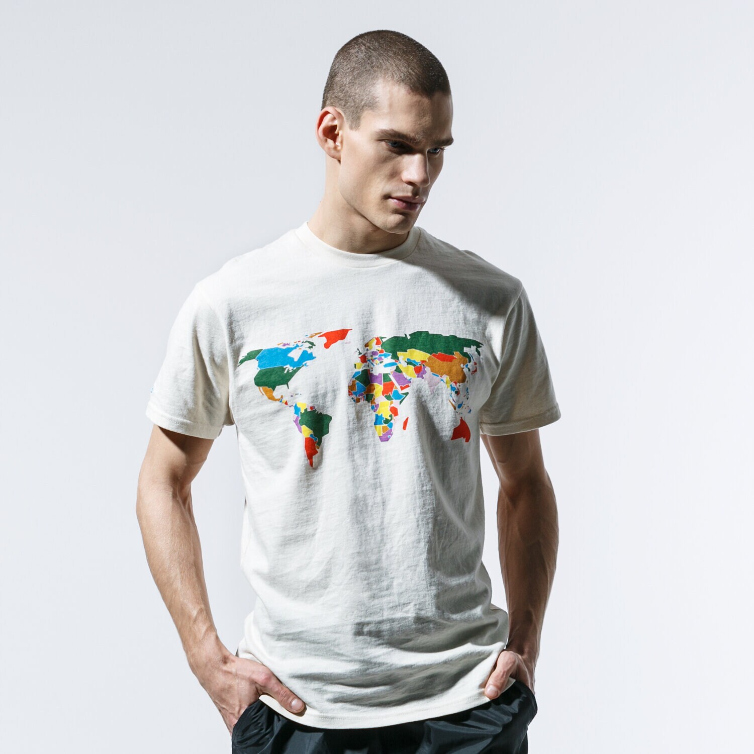 Herren T-Shirt VANS T-SHIRT MN SAVE OUR PLANET S NATURAL VN0A49KL7VJ1 Multicolor