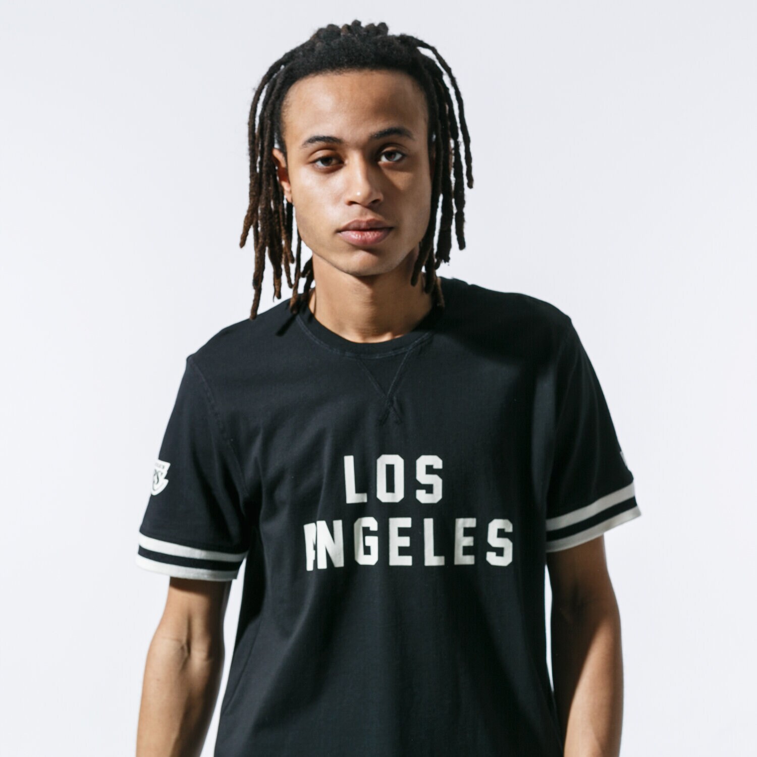Herren T-Shirt NEW ERA T-SHIRT NBA WORDMARK TEE LAKERS LOS ANGELES LAKERS B 12123883 Schwarz