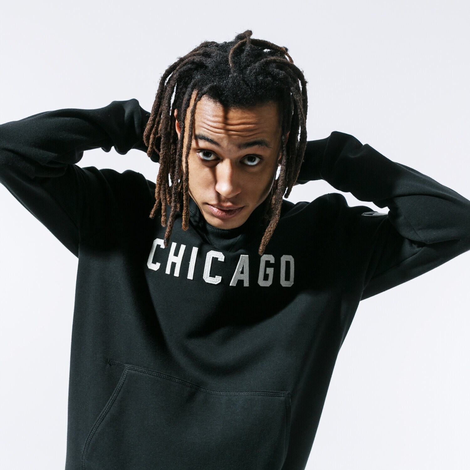 Herren NEW ERA SWEATSHIRT NBA WORDMARK CREW BULLS CHICAGO BULLS BLK 12123888 Schwarz