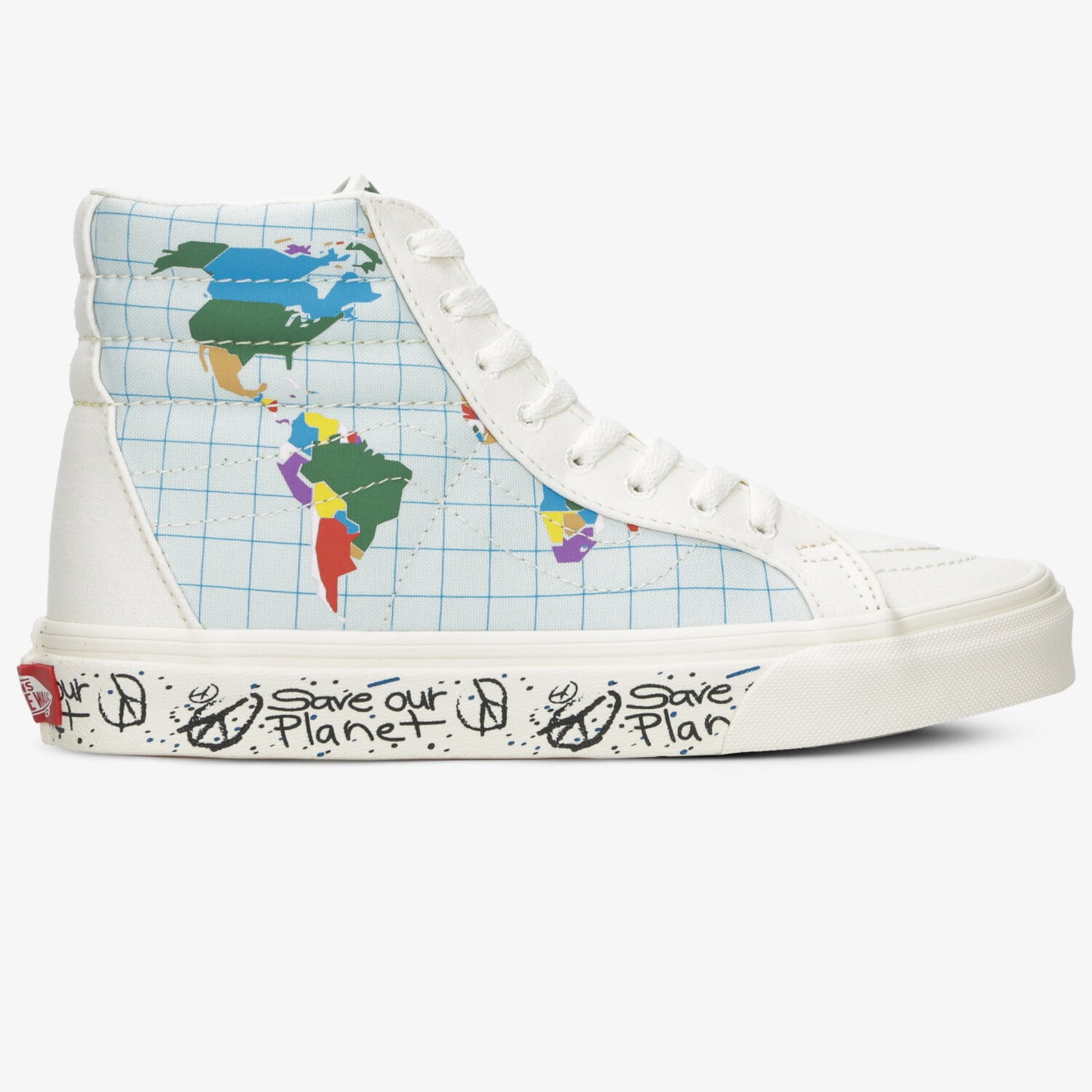 Damen Sneaker VANS UA SK8-HI REISSUE (SAVE OUR PLANET) VN0A4BV8T2V1W Multicolor