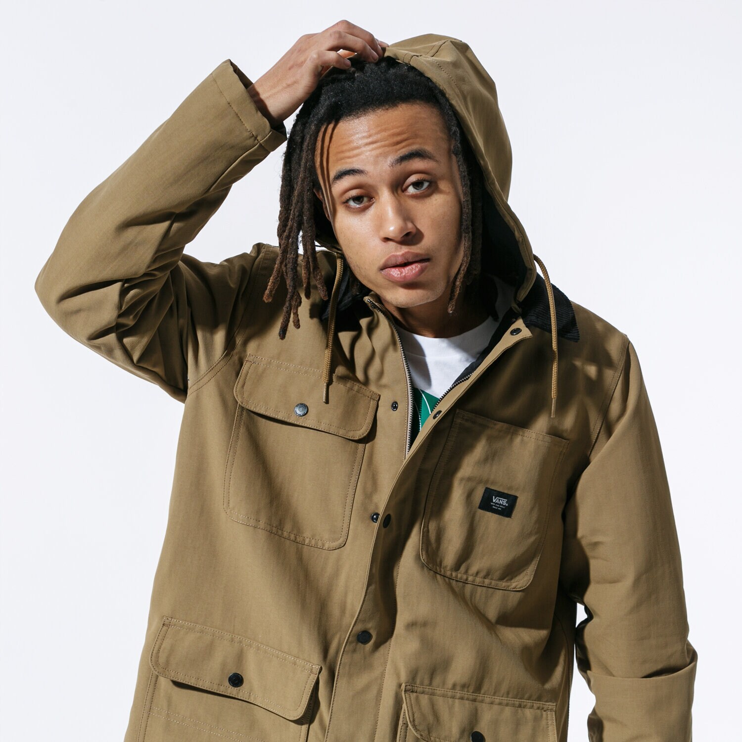 Herren Winterjacke VANS JACKE DRILL CHORE COAT MTE VN0A45APDZ91 Beige