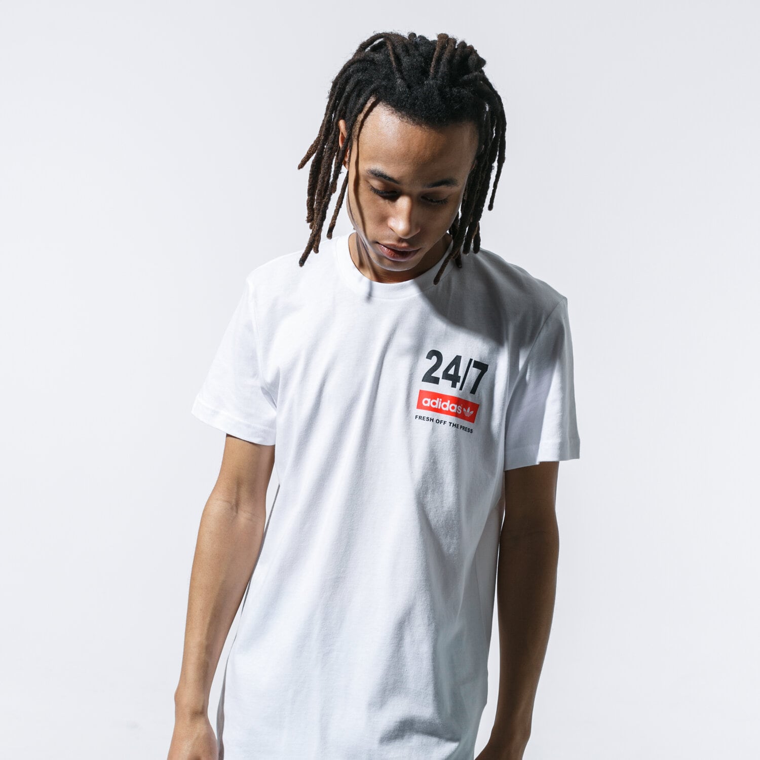 Herren T-Shirt ADIDAS T-SHIRT HOT MADE REVERSE PRINT TEE GJ9585 Weiß