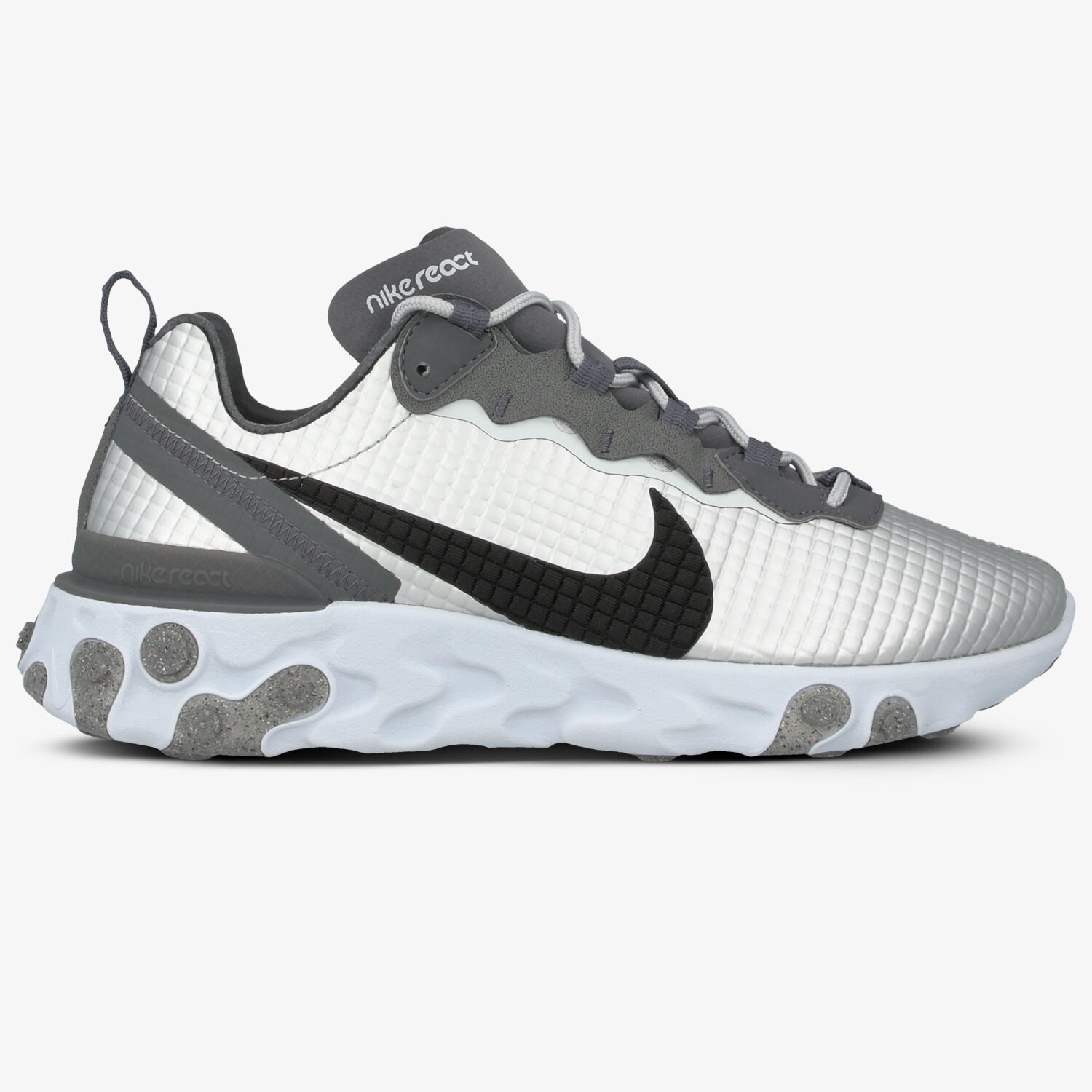 Herren Sneaker NIKE REACT ELEMENT 55 PRM CI3835-001 Silber