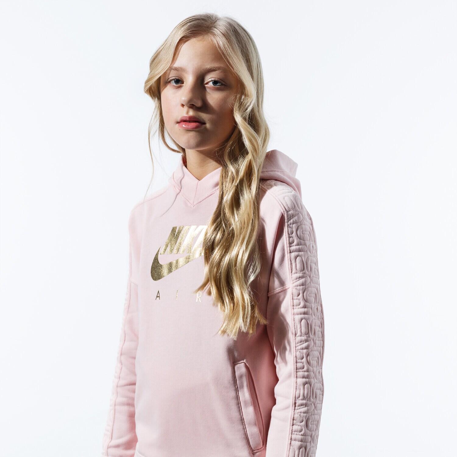Kinder NIKE SWEATSHIRT G NSW NIKE AIR PO GX BV2709-682 Rosa